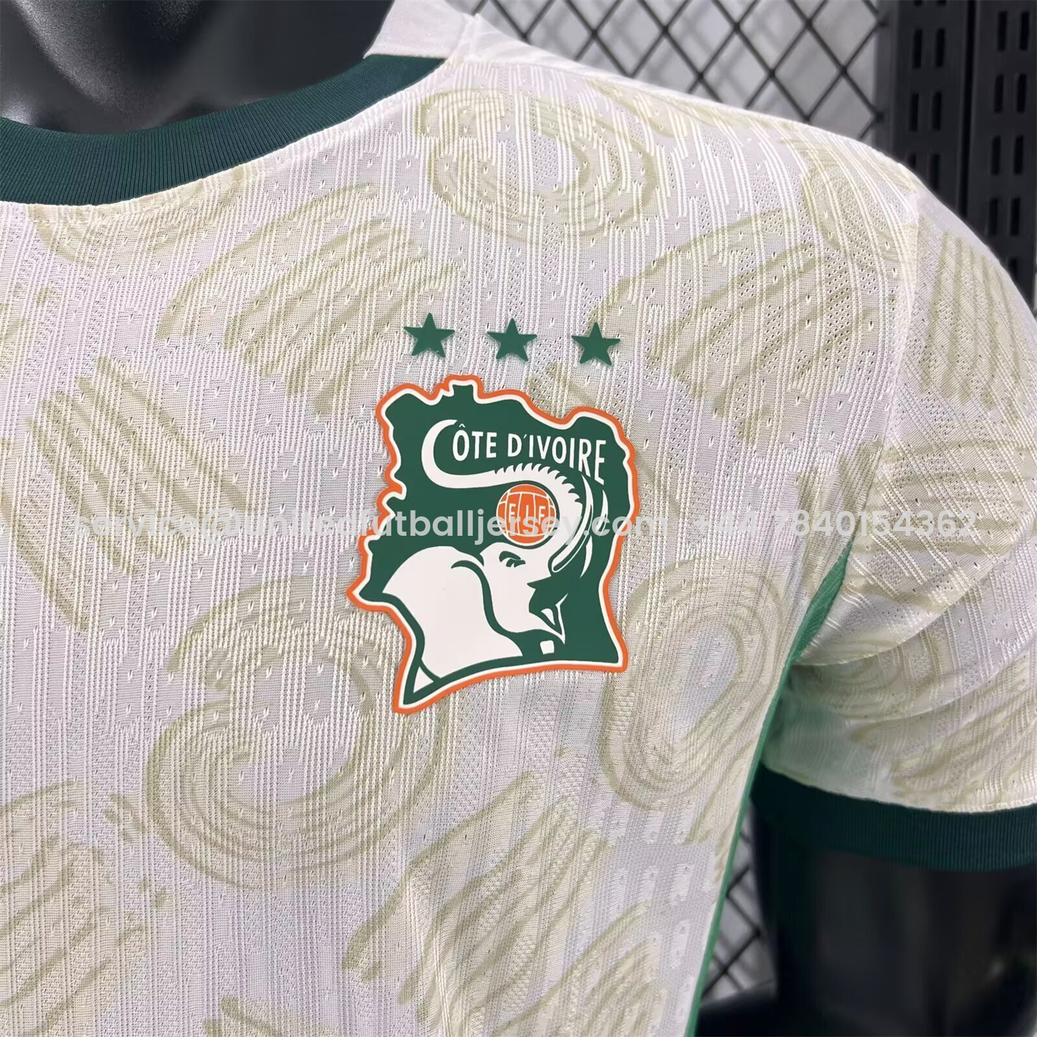 foot-Ivory Coast 2026 Away White Jersey - Player Version