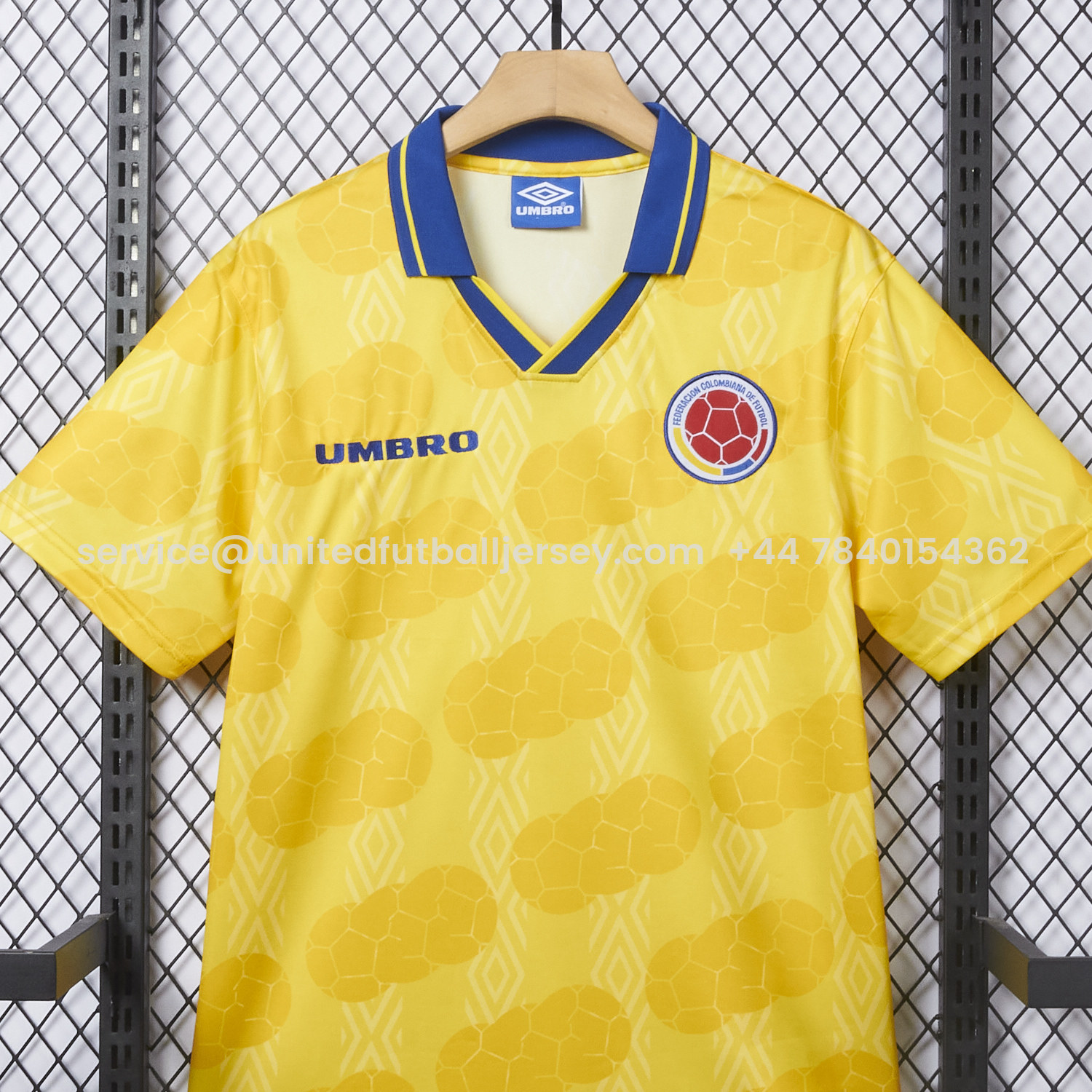 foot-Retro Colombia 1994 Home Jersey