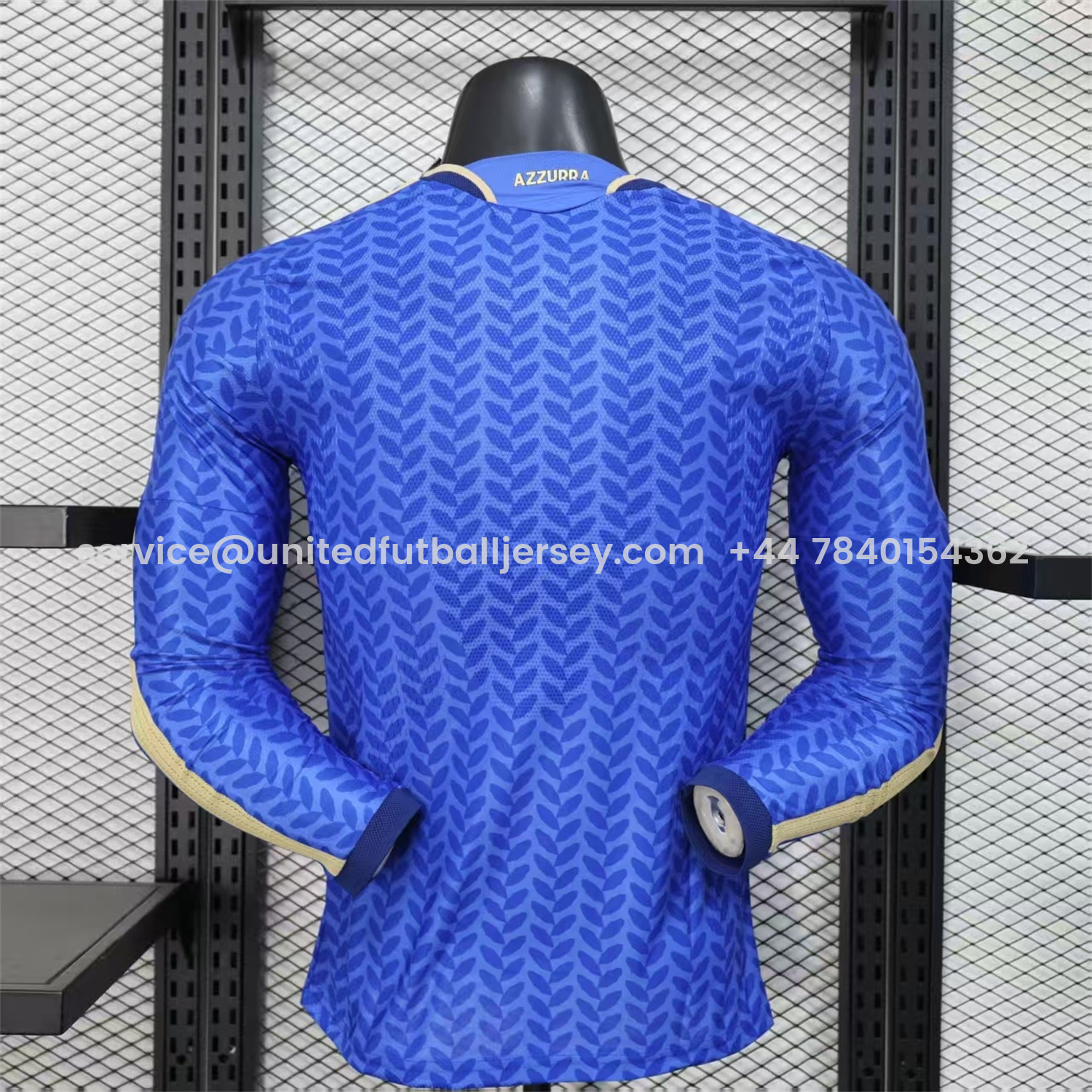 foot-Italy 2026 Home Long Sleeves Jersey - Player Version