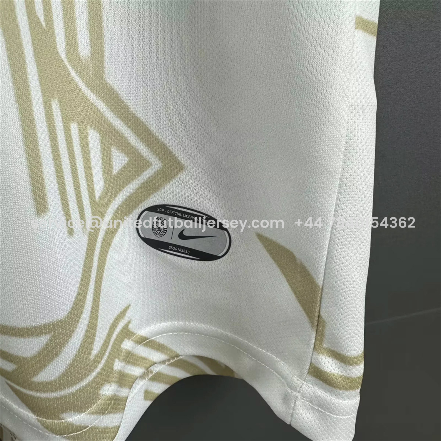foot-Sporting CP 25-26 Yellow And White Special Jersey - Fans Version