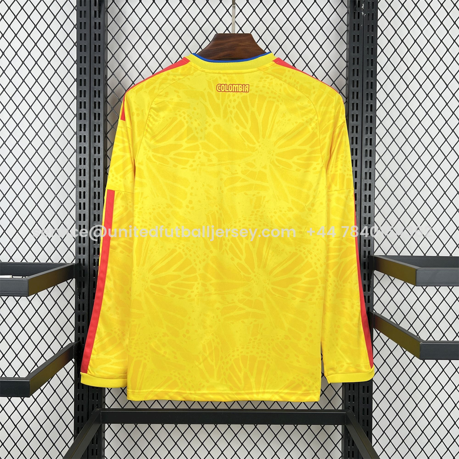foot-Colombia 2026 Home Long Sleeves Jersey - Fans Version