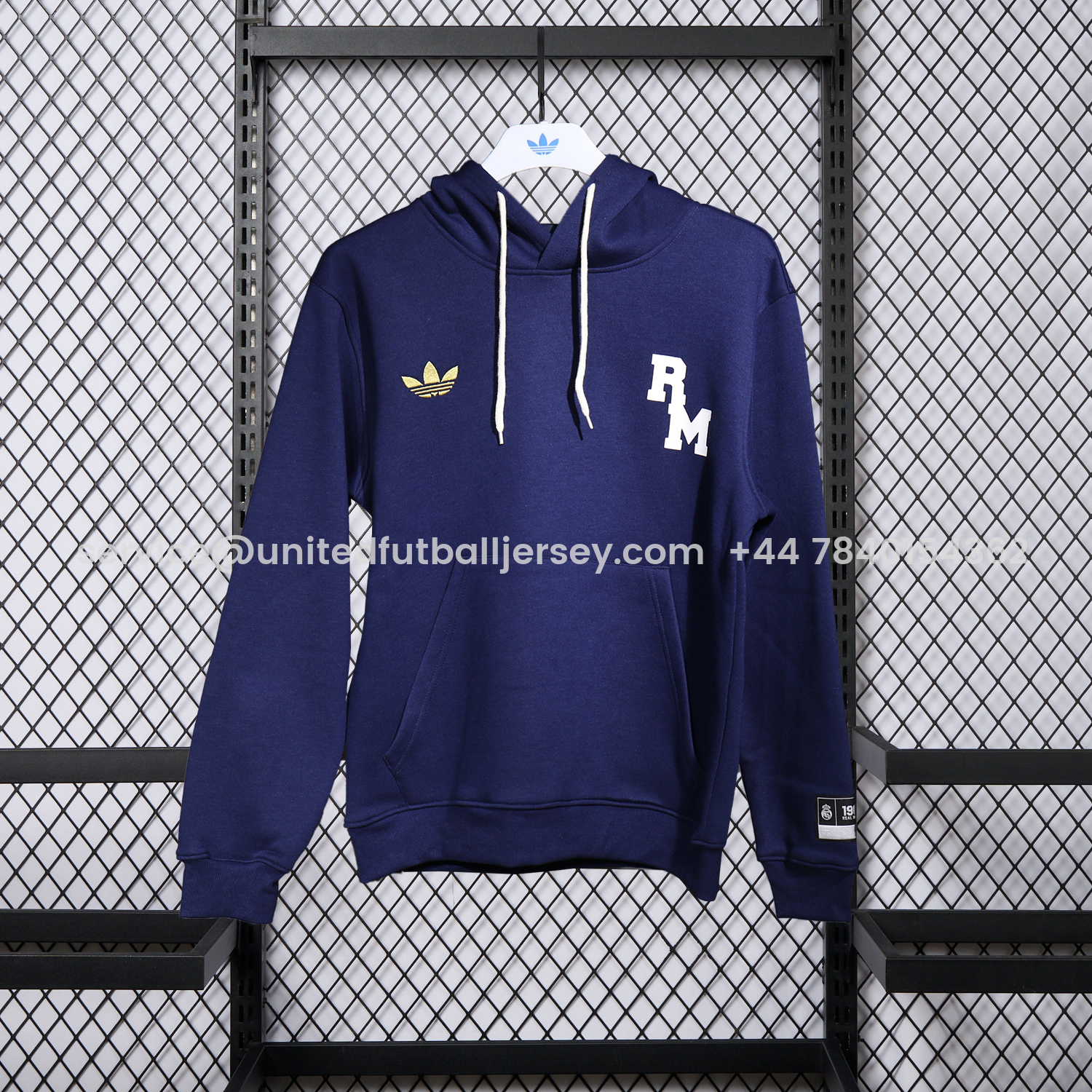 foot-Real Madrid 25-26 Pure Color 1902 Training Set - Dark Blue Top and Dark Blue Pants