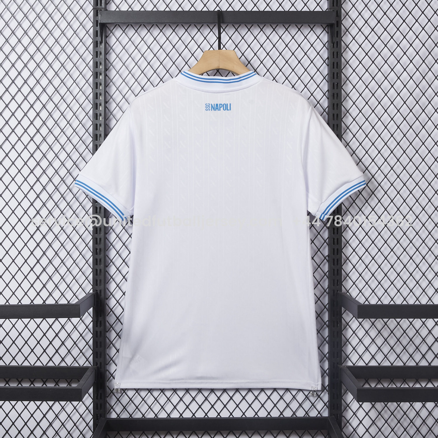 foot-Napoli 25-26 European Away White Jersey - Fans Version