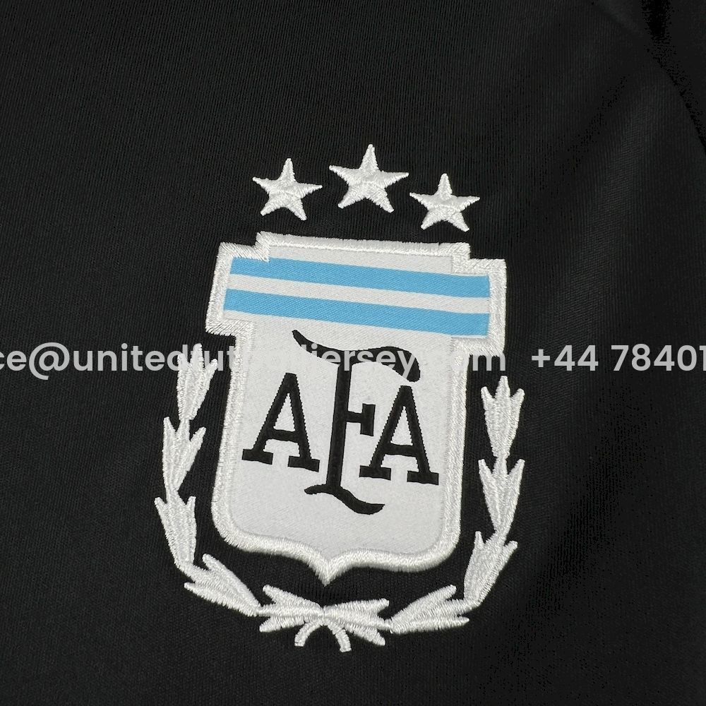 foot-Argentina 2026 Goalkeeper Black Jersey - Fans Version