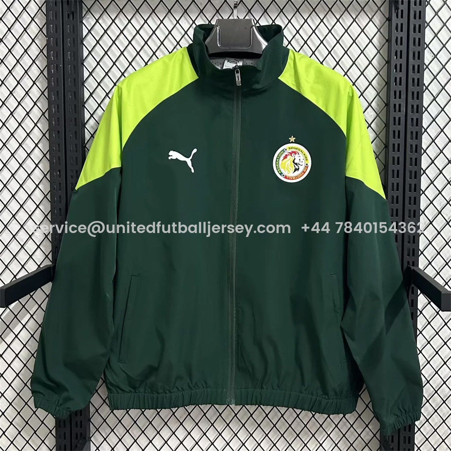 foot-Senegal 25-26 Windbreaker Jacket - Green