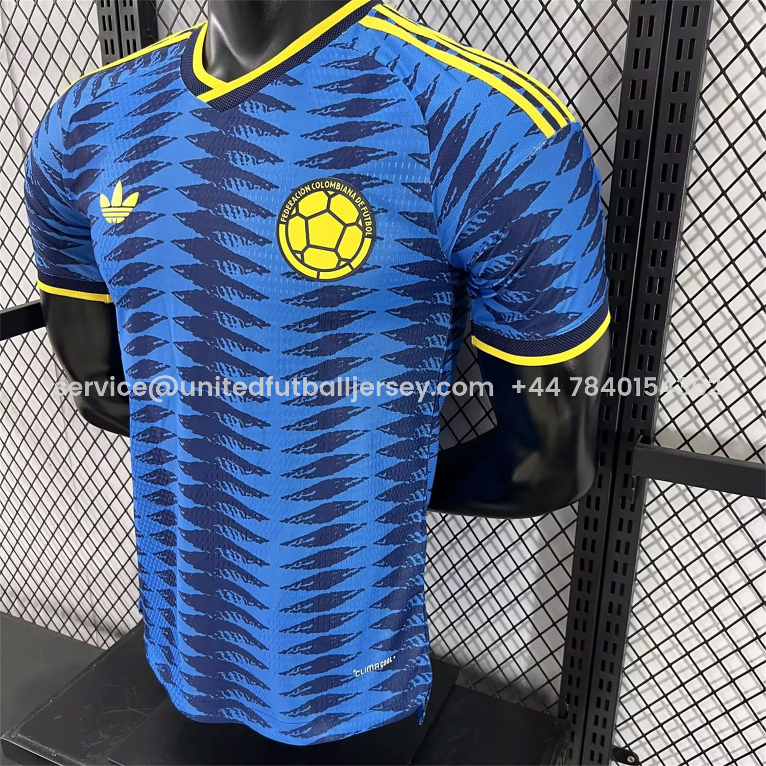 foot-Colombia 2026 Away Blue Jersey - Player Version