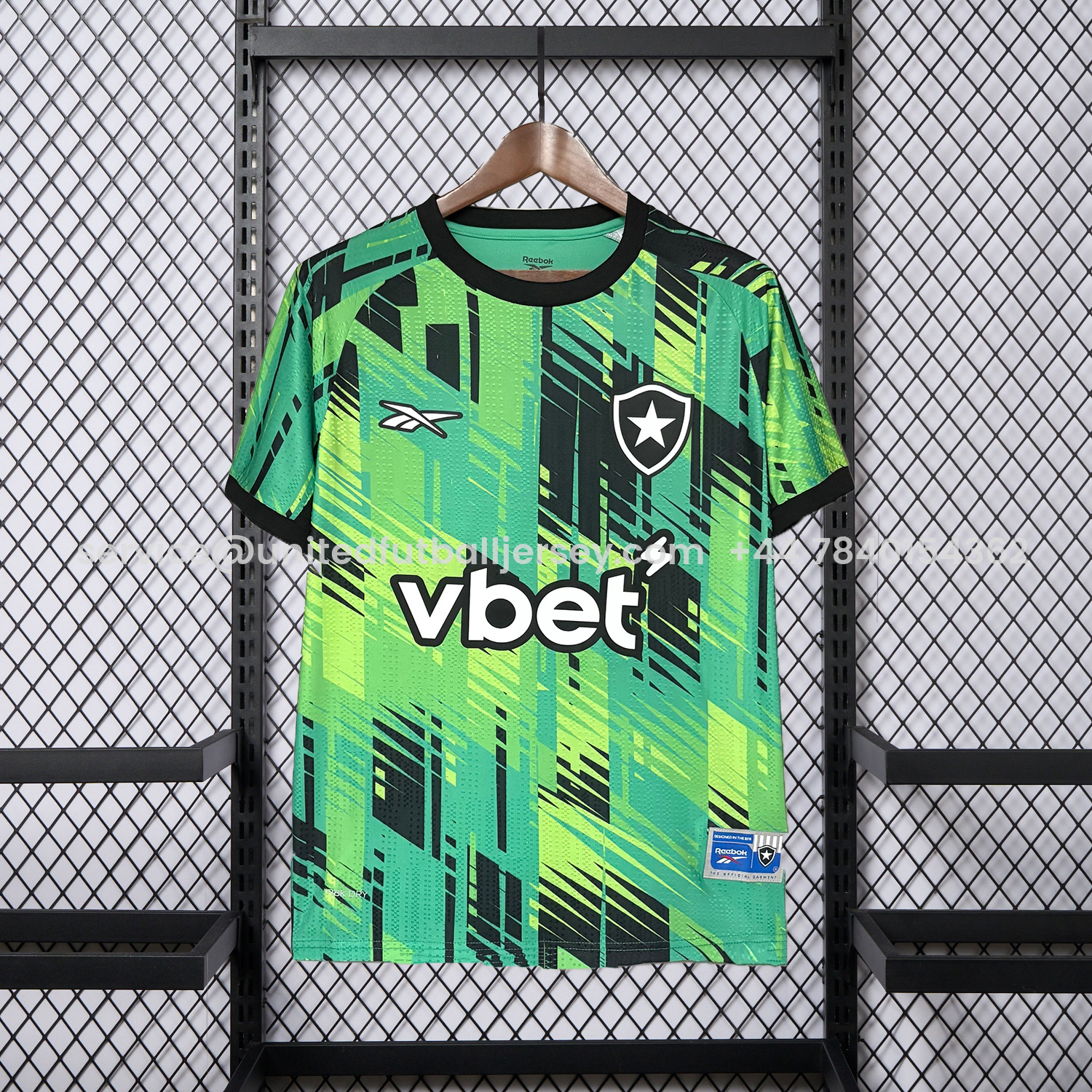 foot-Botafogo 25-26 Green And Black Training Jersey - Fans Version