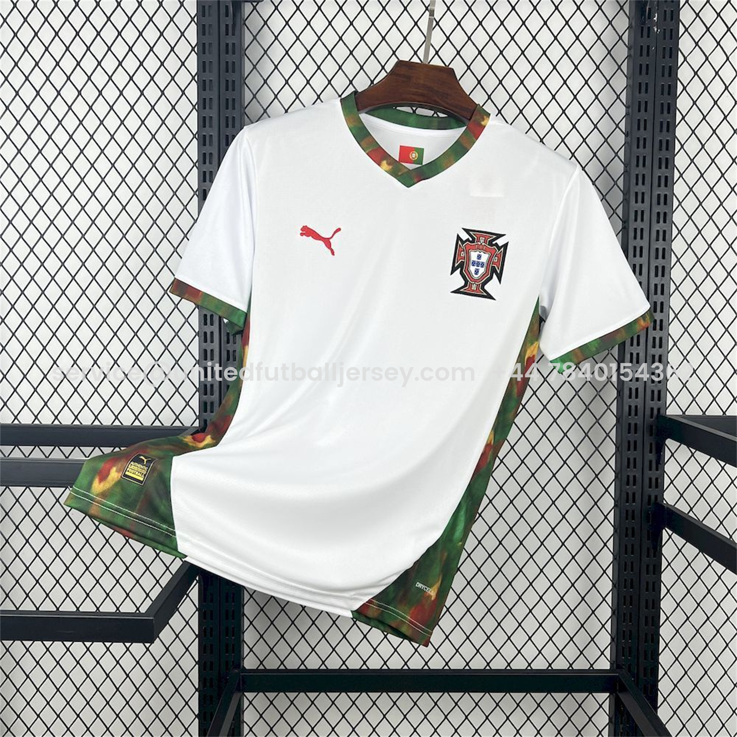 foot-Portugal 2026 White And Green Special Jersey - Fans Version