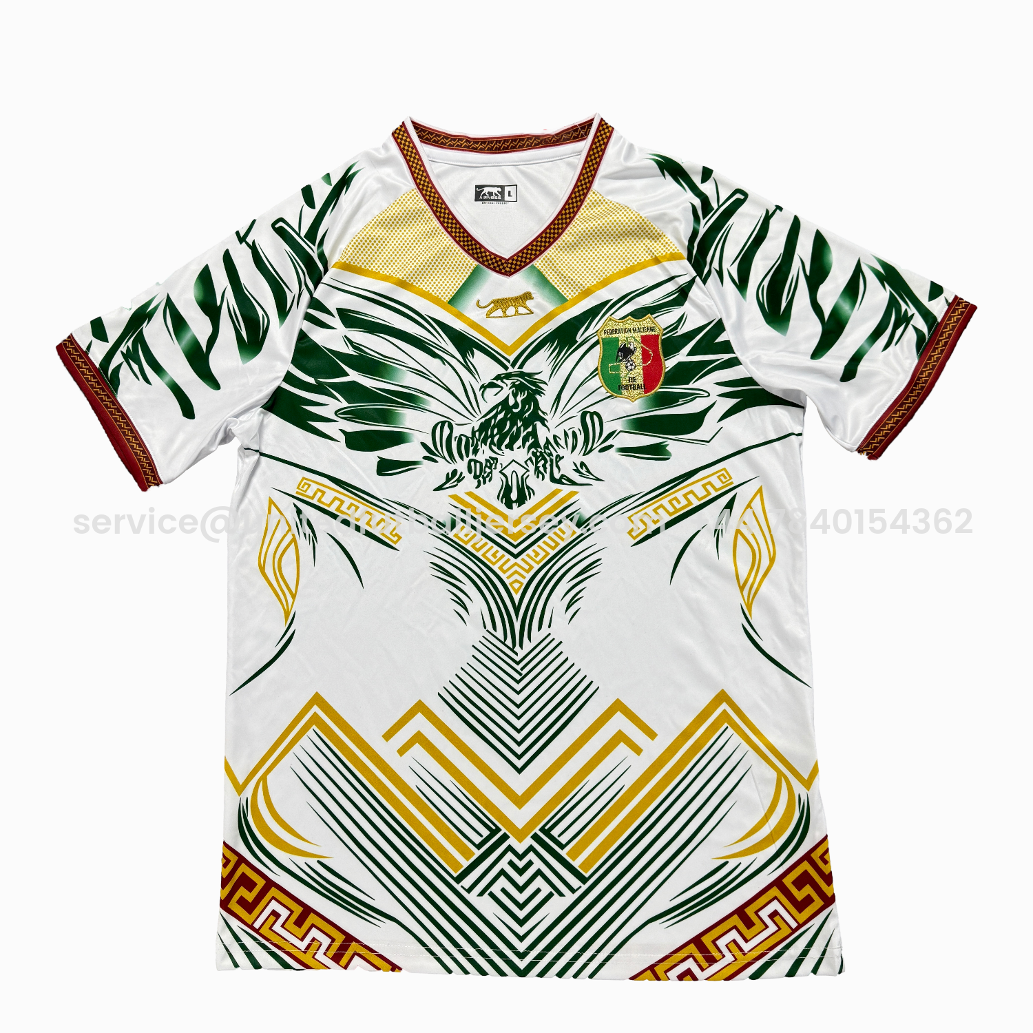 foot-Mali 2026 Eagle White Jersey - Fans Version