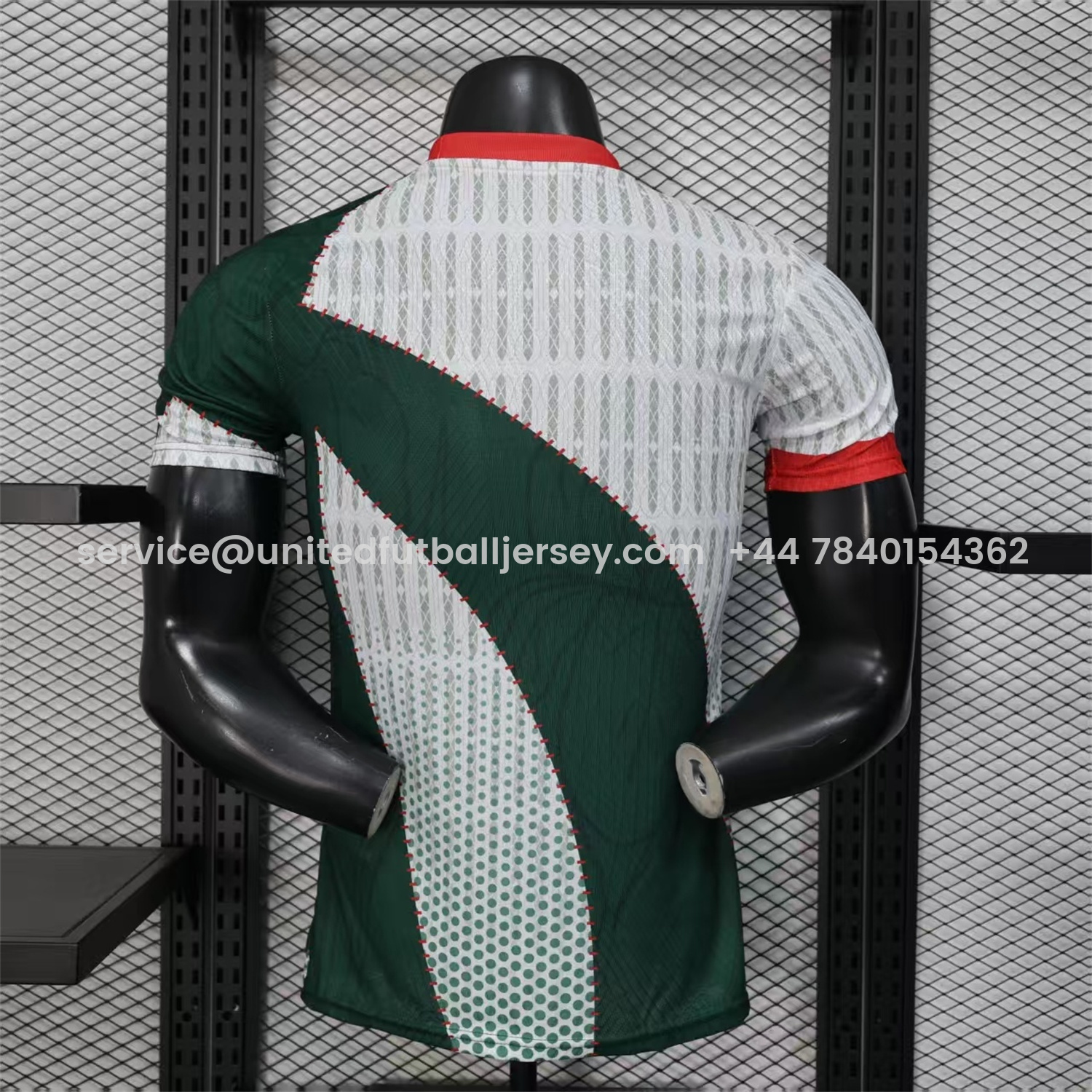 foot-Marseille 25-26 Dark Green And White Jersey -Player Version