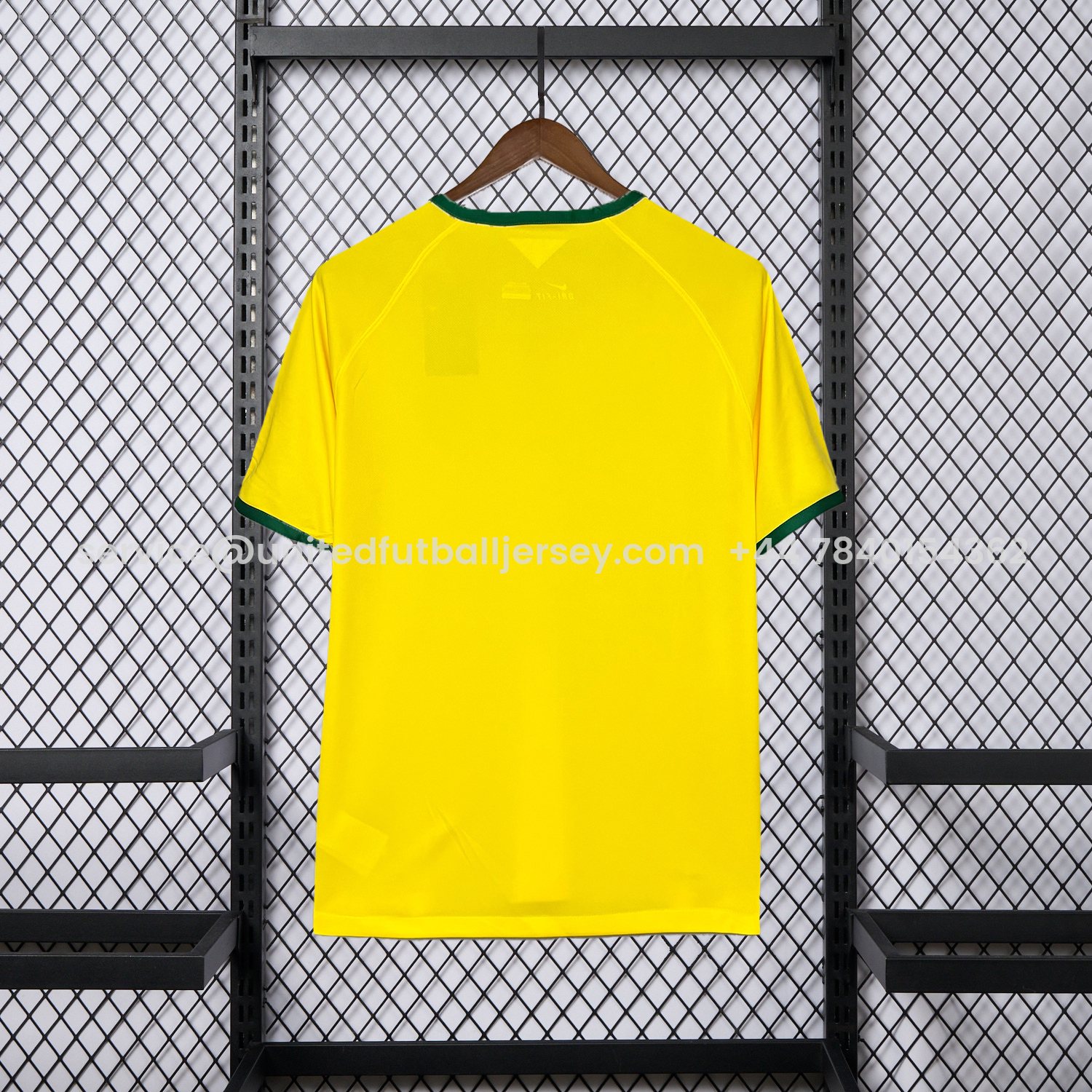 foot-Retro Brazil 2014 Home Jersey