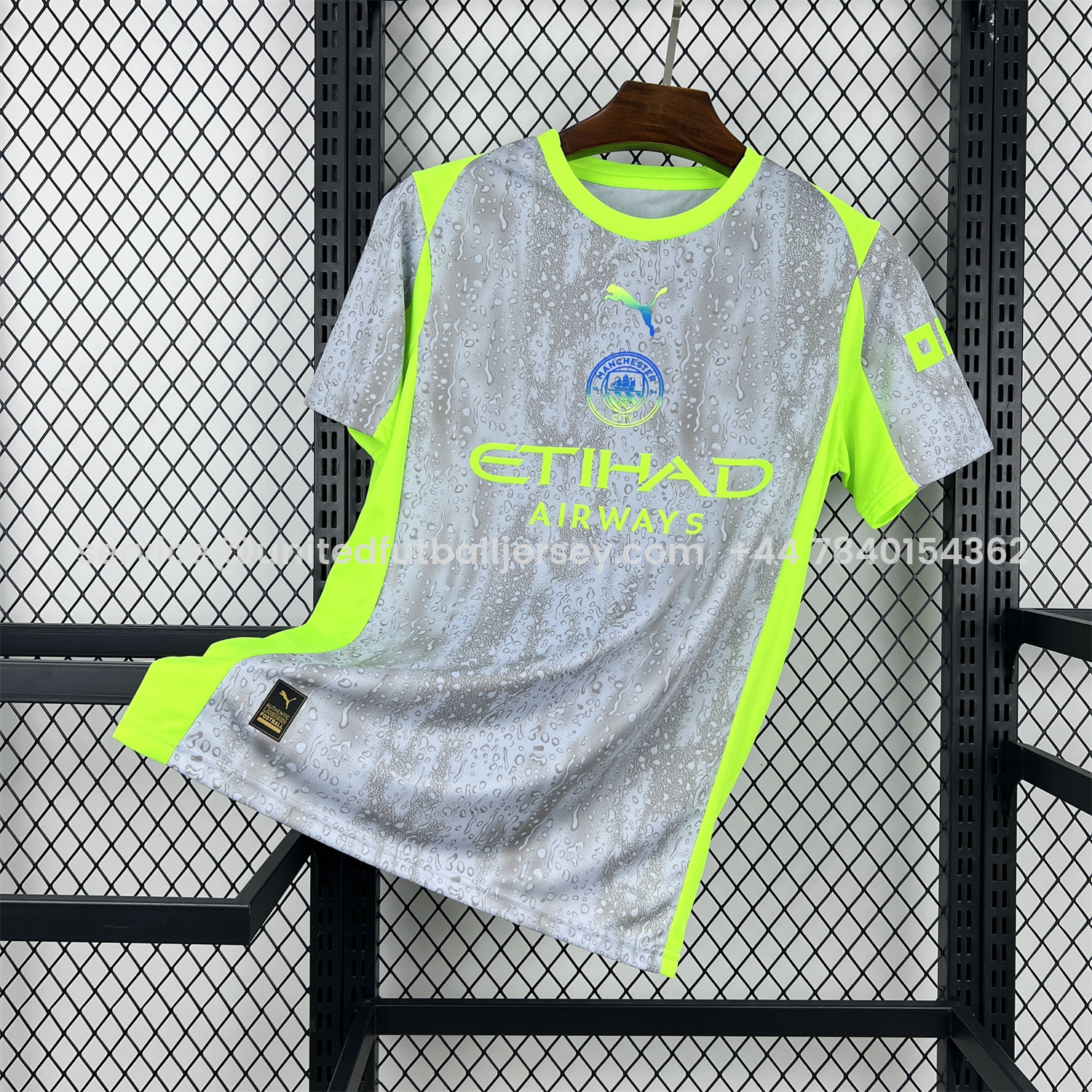 foot-Manchester City 25-26 Third Grey Jersey - Fans Version