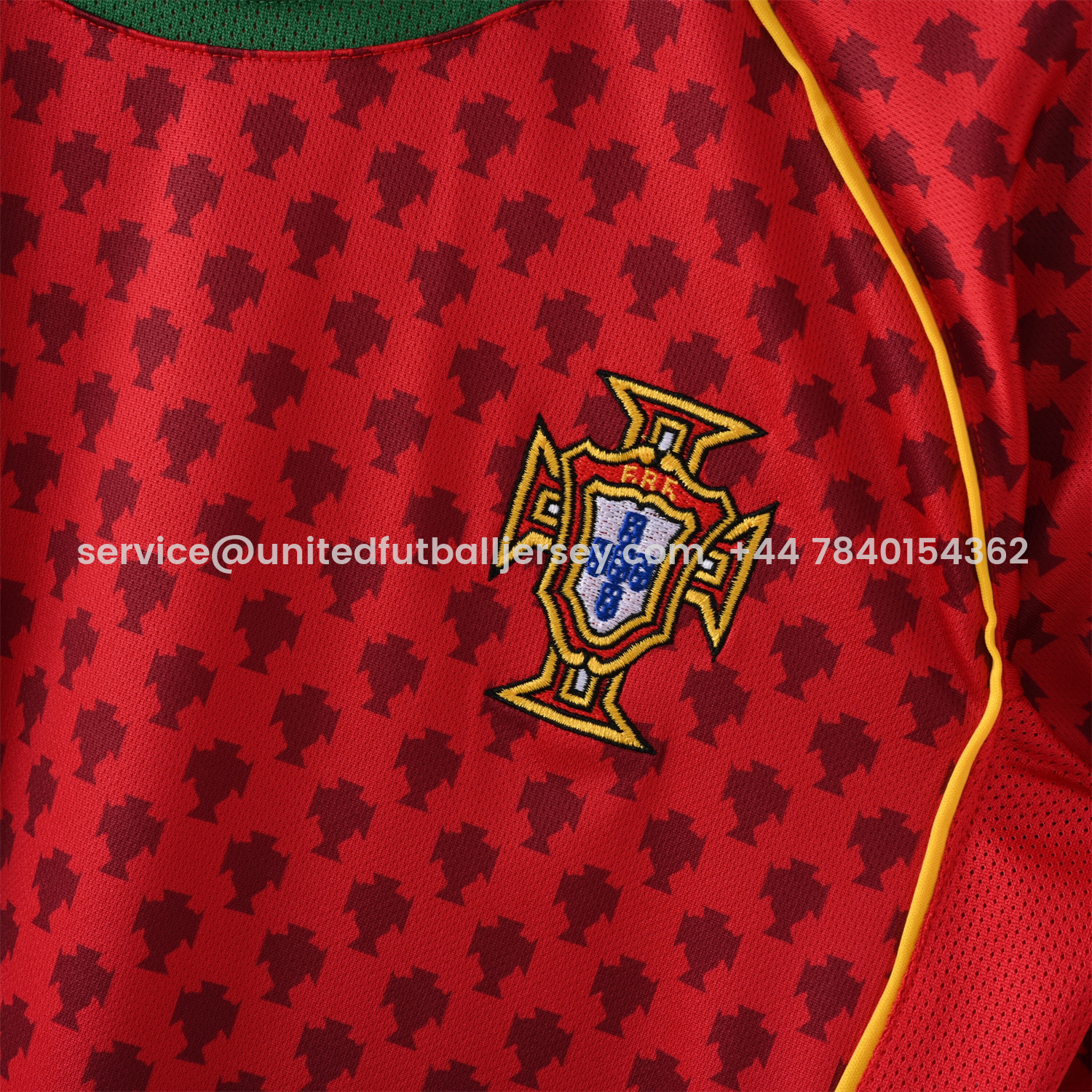 foot-Retro Portugal 2004 Home Jersey