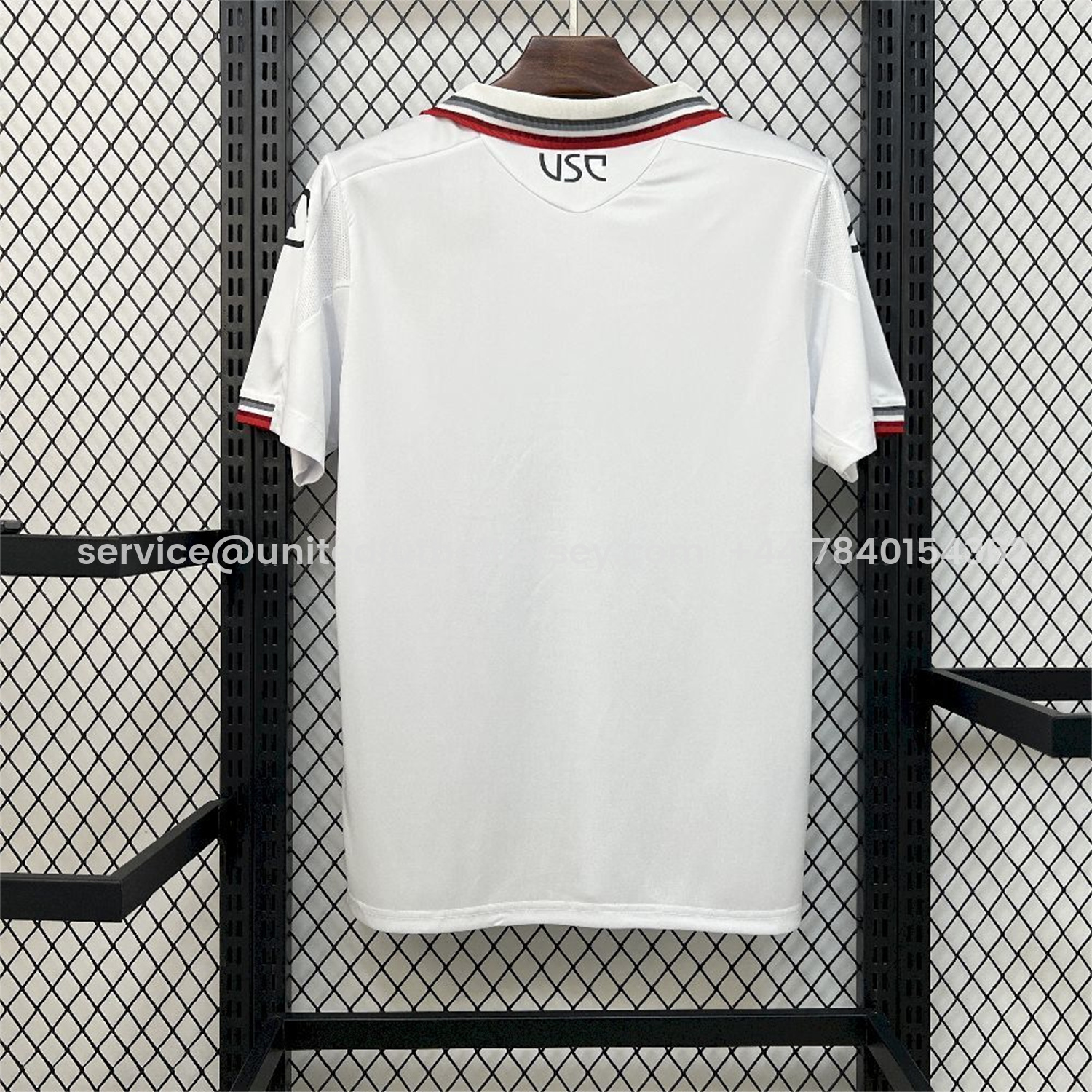 foot-Cremonese 25-26 Away White Jersey - Fans Version