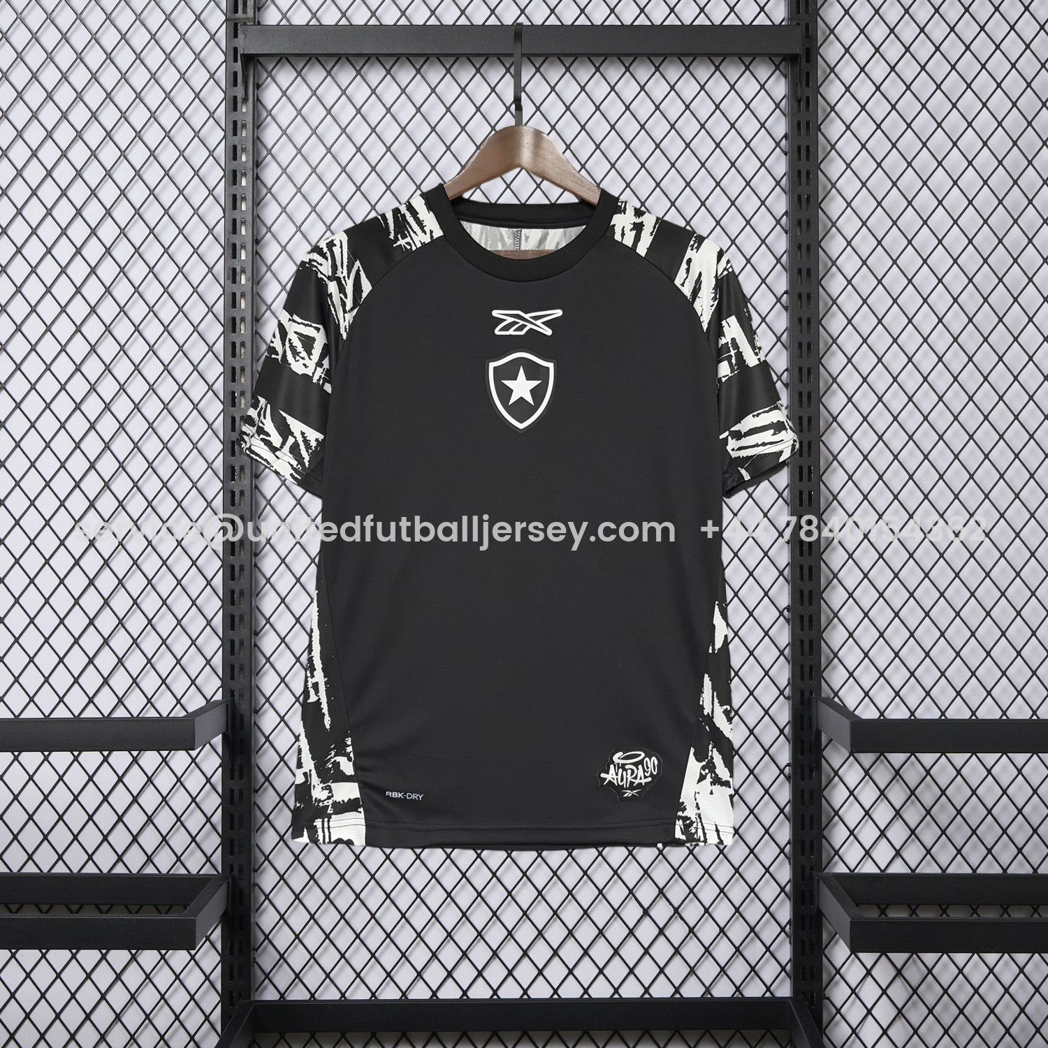 foot-Botafogo 25-26 Black Pre-Match Jersey - Fans Version