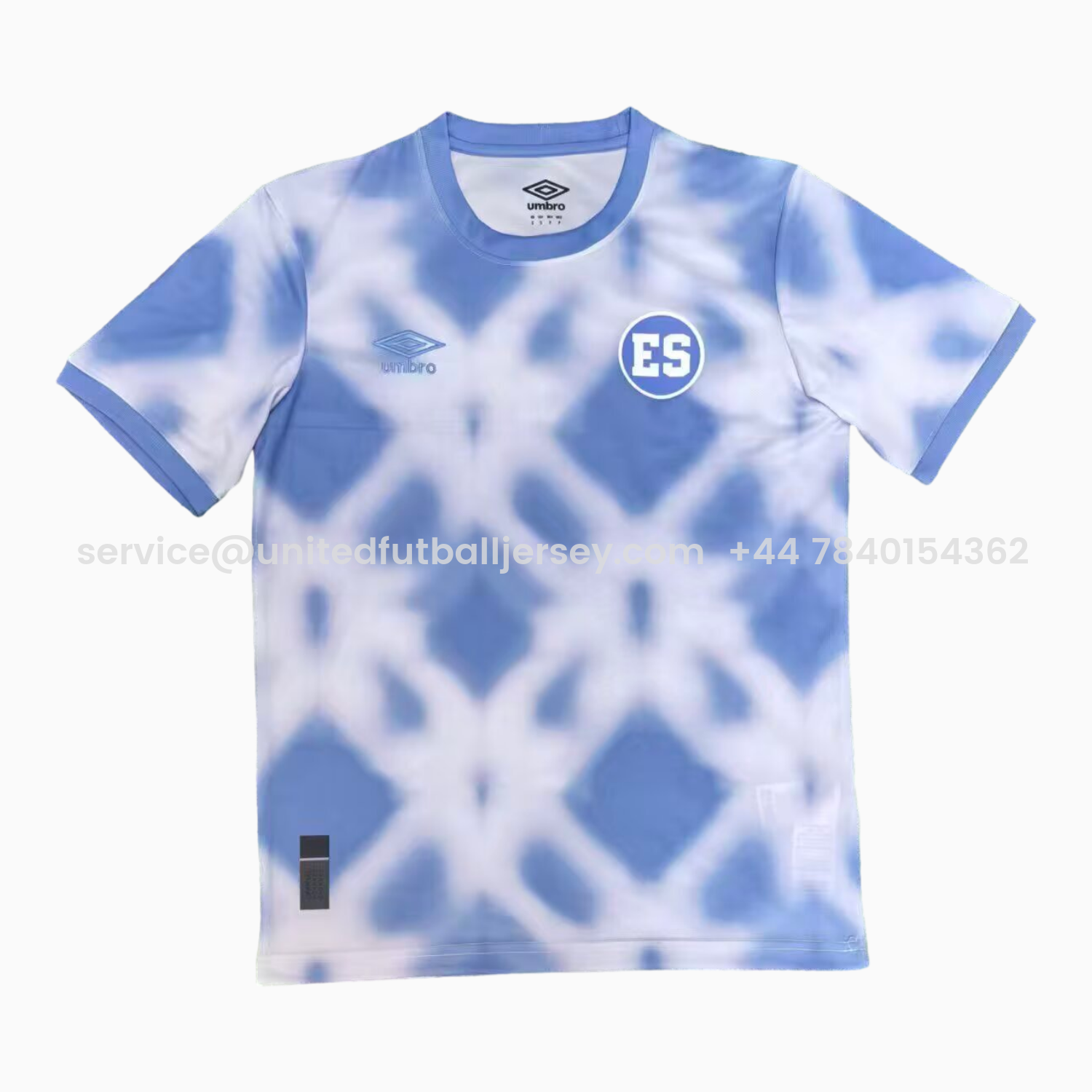 foot-El Salvador 25-26 Blue And White Pre-Match Training Jersey - Fans Version