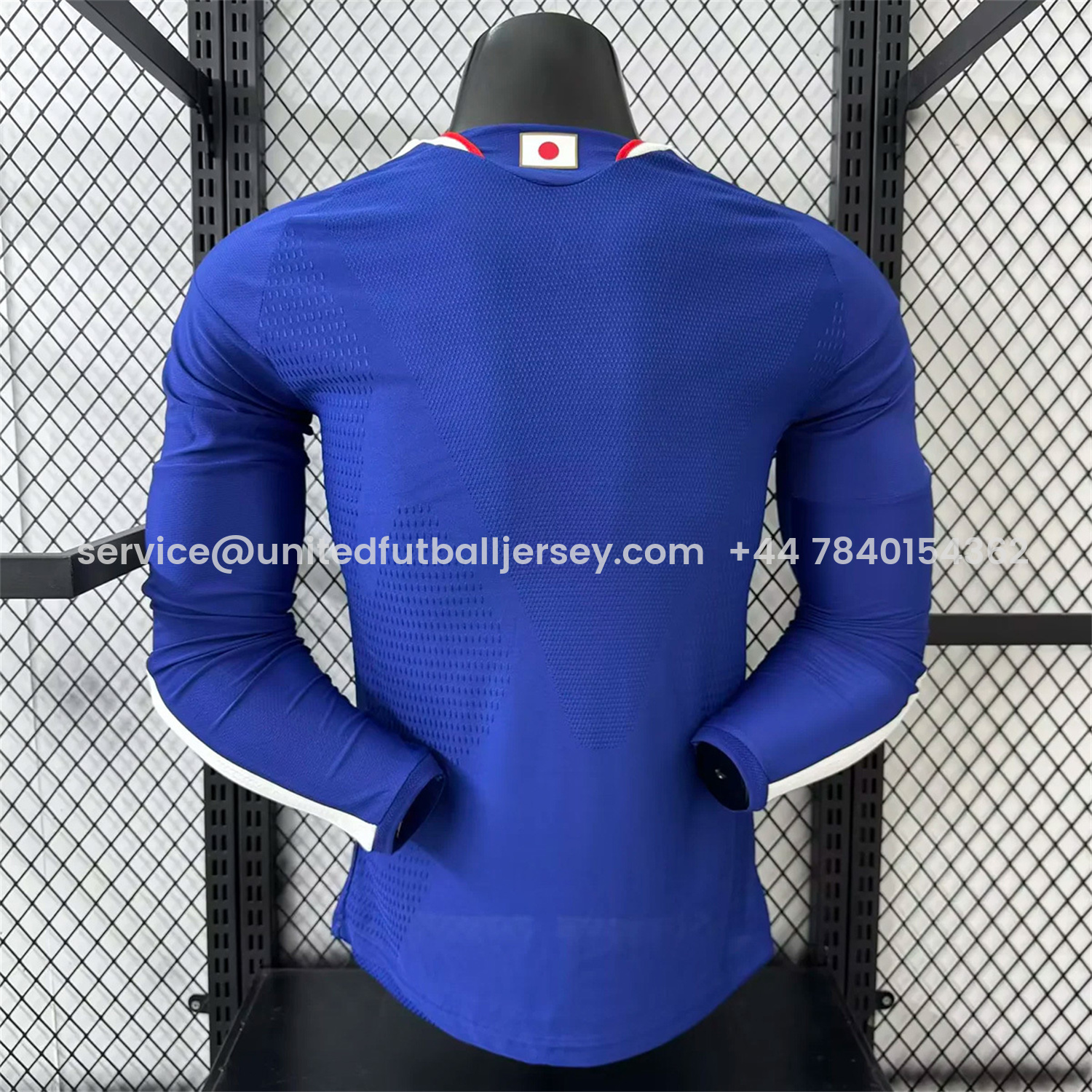 foot-Japan 2026 Home Deep Blue Long Sleeves Jersey - Player Version