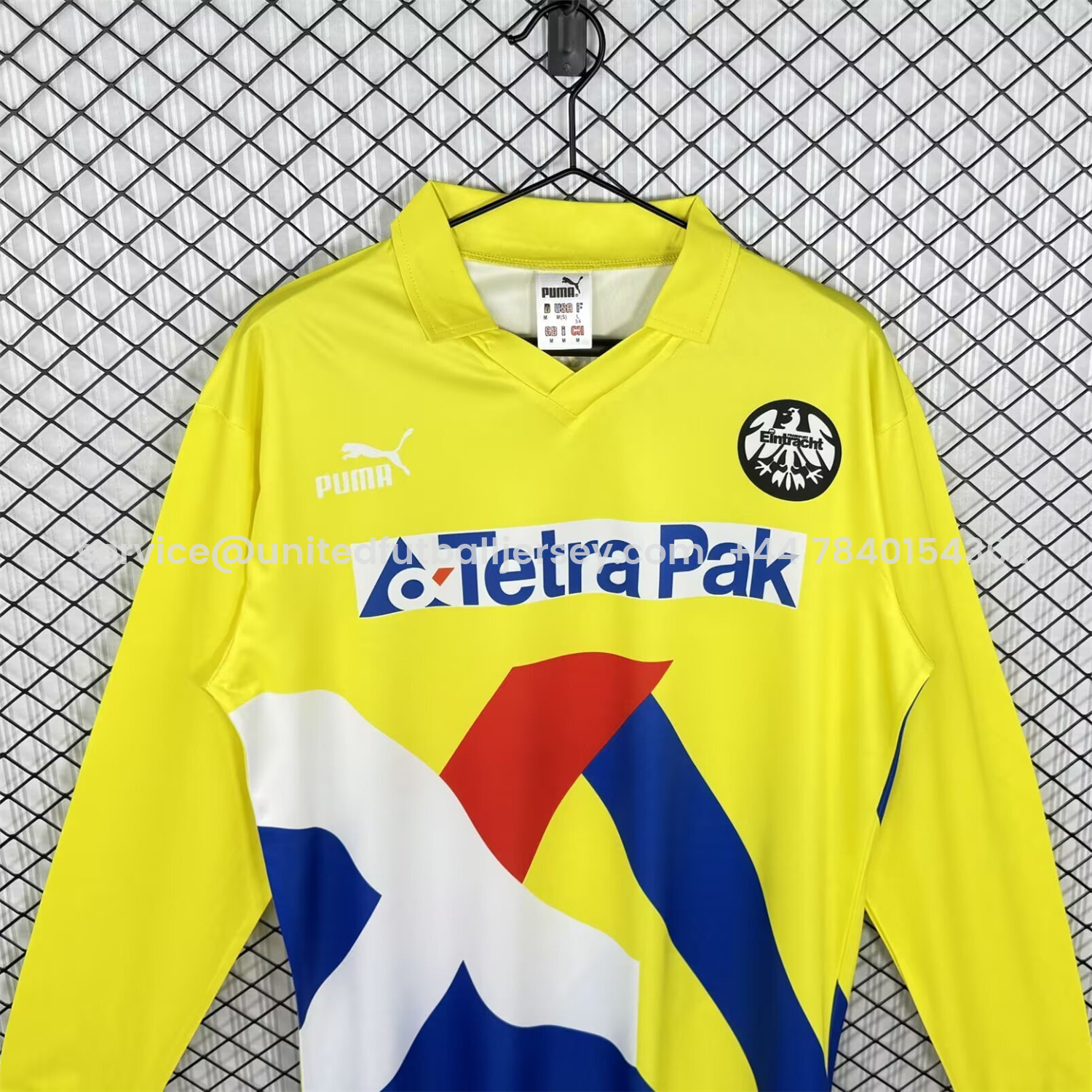 foot-Retro Frankfurt 1993-95 Away Long Sleeves Jersey