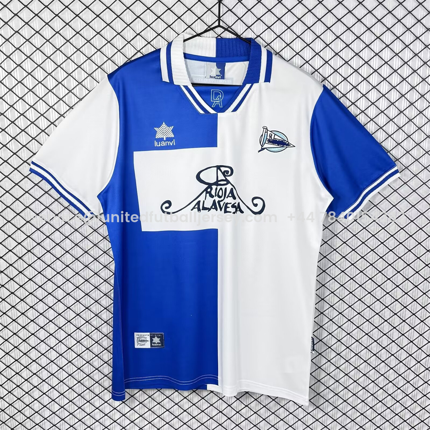 foot-Retro Deportivo Alavés 2000-01 Home Jersey