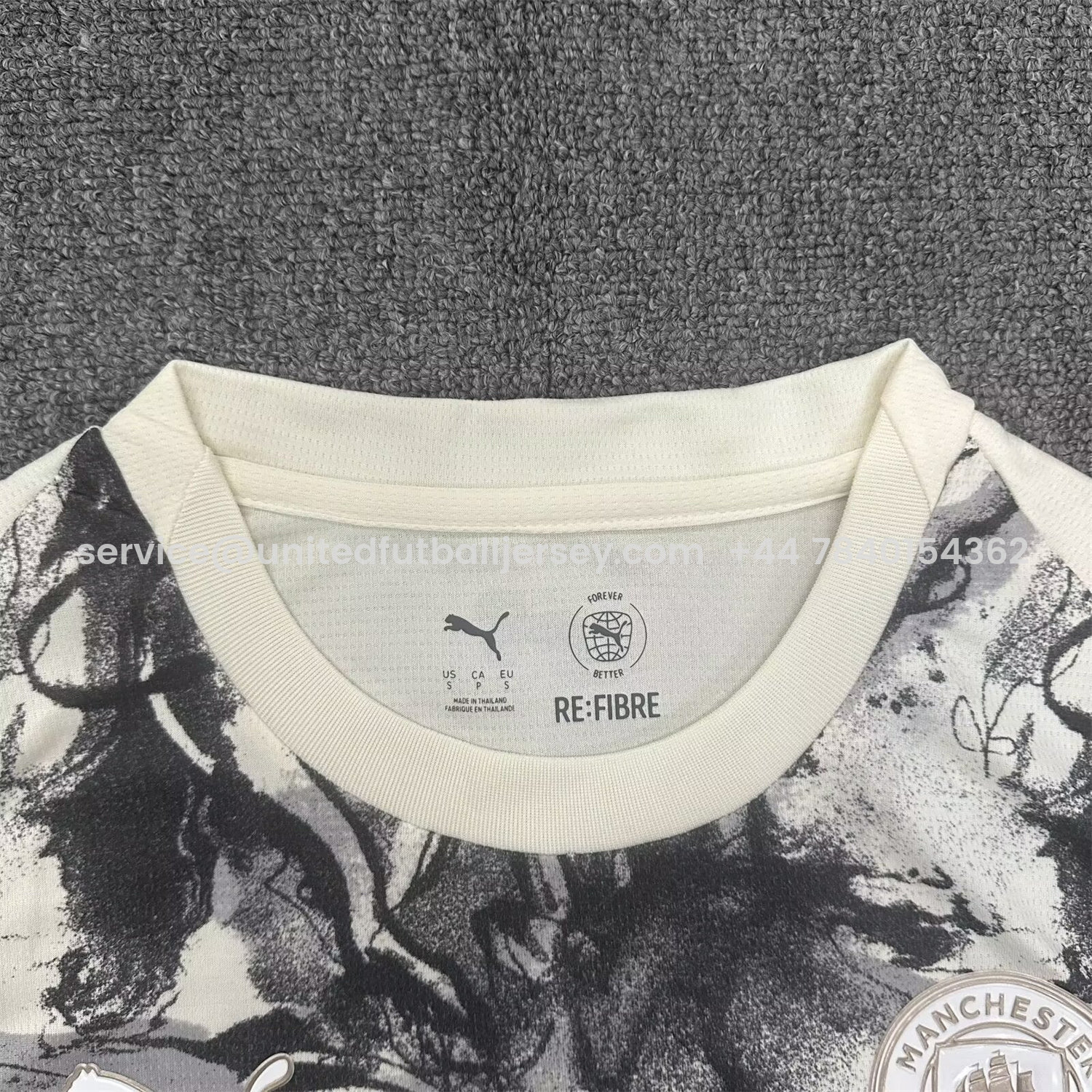 foot-Manchester City 25-26 Year of the Horse Ink Painting Special Jersey - Fans Version