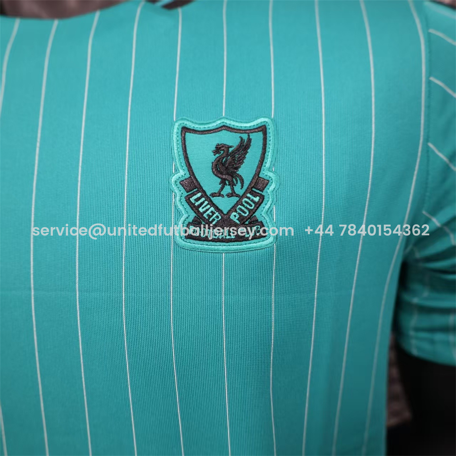 foot-Liver.pool 25-26 Icon Range Travel Special Edition Cyan Jersey - Player Version