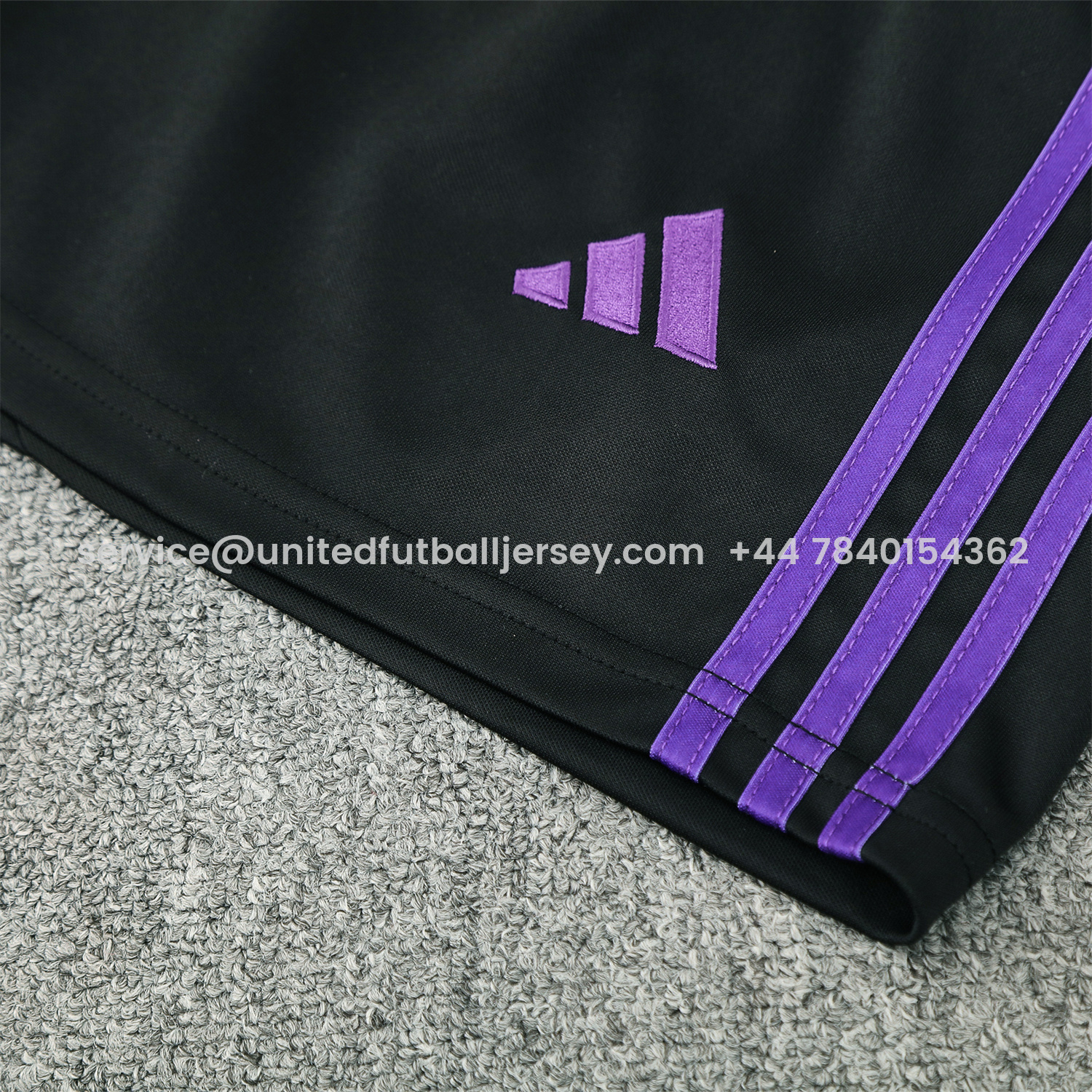 foot-Real Madrid 25-26 Vest Training Set - Blue Edge Black Vest & Black Shorts