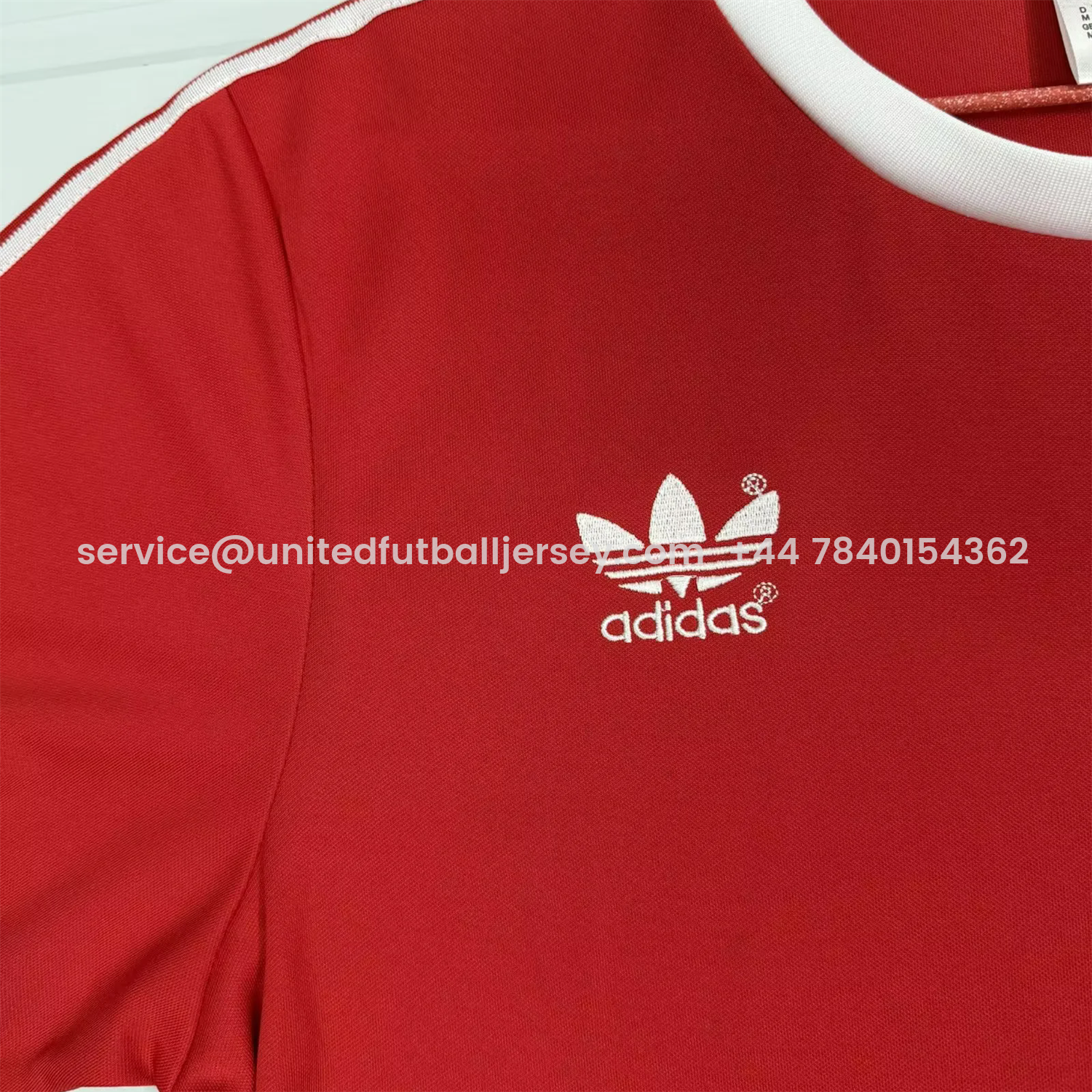 foot-Retro Bulgaria 1986 Away Red Jersey