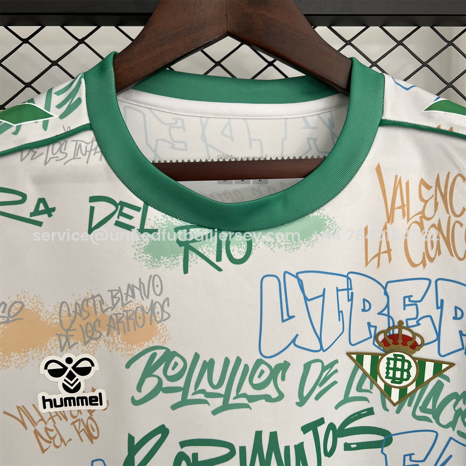 foot-Real Betis 25-26 Graffiti Style Special Jersey - Fans Version