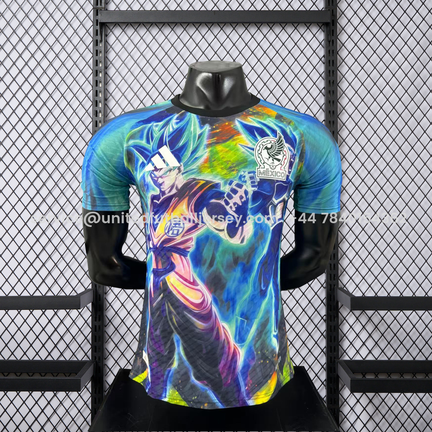 foot-Mexico 25-26 Dragon Ball Goku And Bejita Special Jersey - Player Version