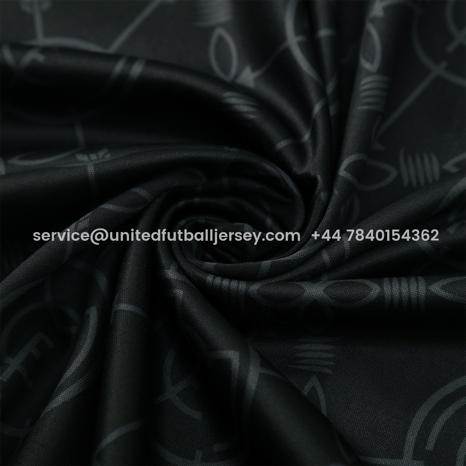 foot-Real Madrid 25-26 Short-Sleeve Training Set - Blue Edge Black Top & Black Shorts