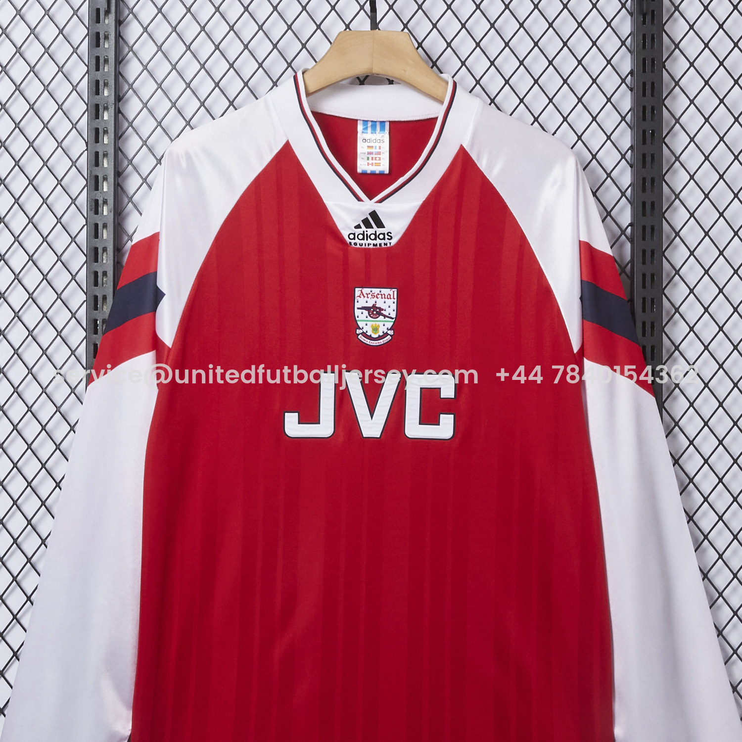 foot-Retro Arsenal 92-94 Home Long Sleeves Jersey
