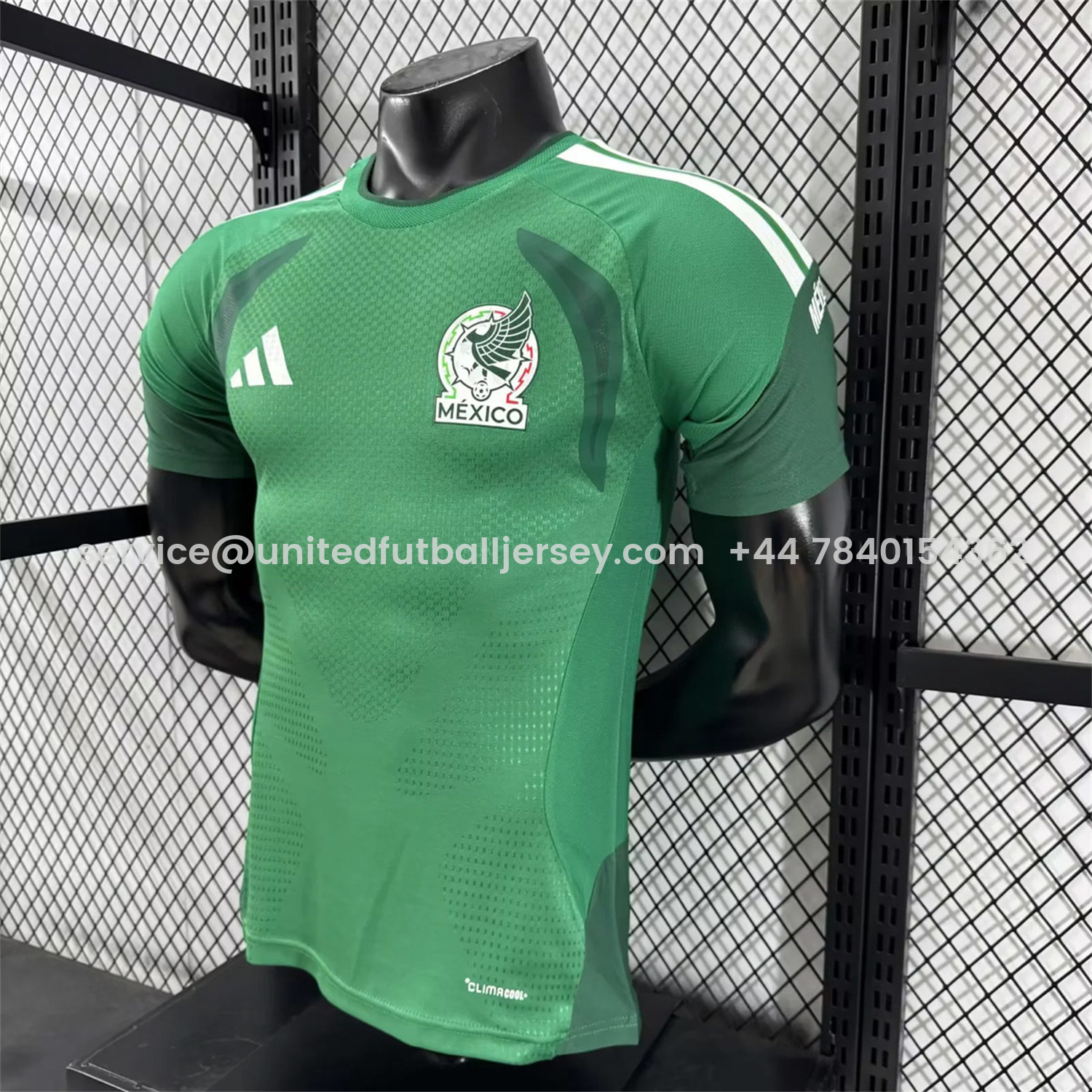 foot-Mexico 2026 Green Pre-Match Training Jersey - Player Version
