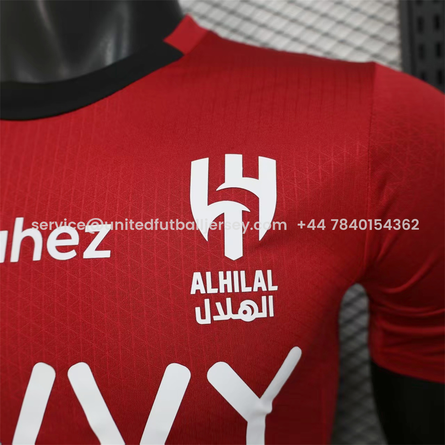 foot-Al Hilal Riyadh Crescent 25-26 Red Special Jersey - Player Version