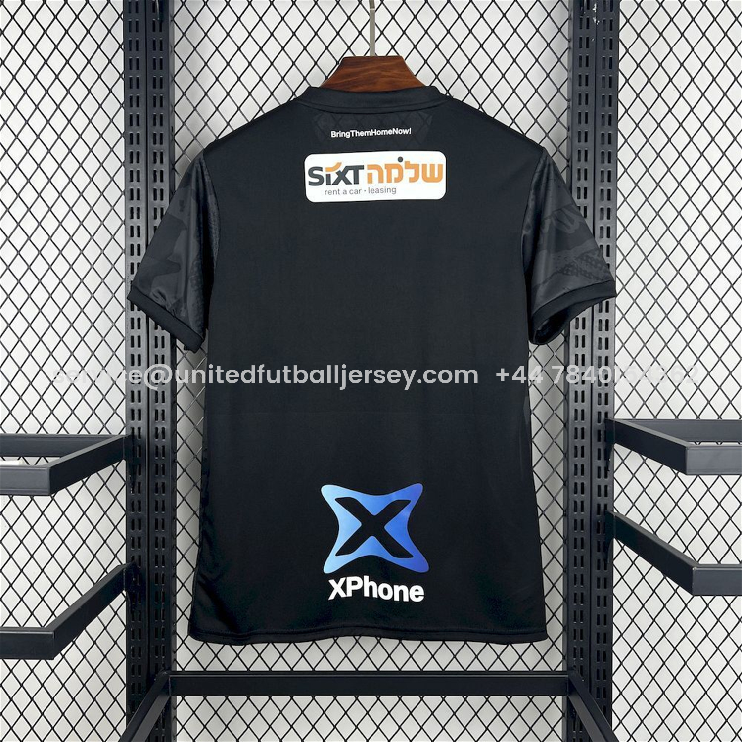 foot-Hapoel Beer-Sheva 25-26 Third Black Jersey - Fans Version