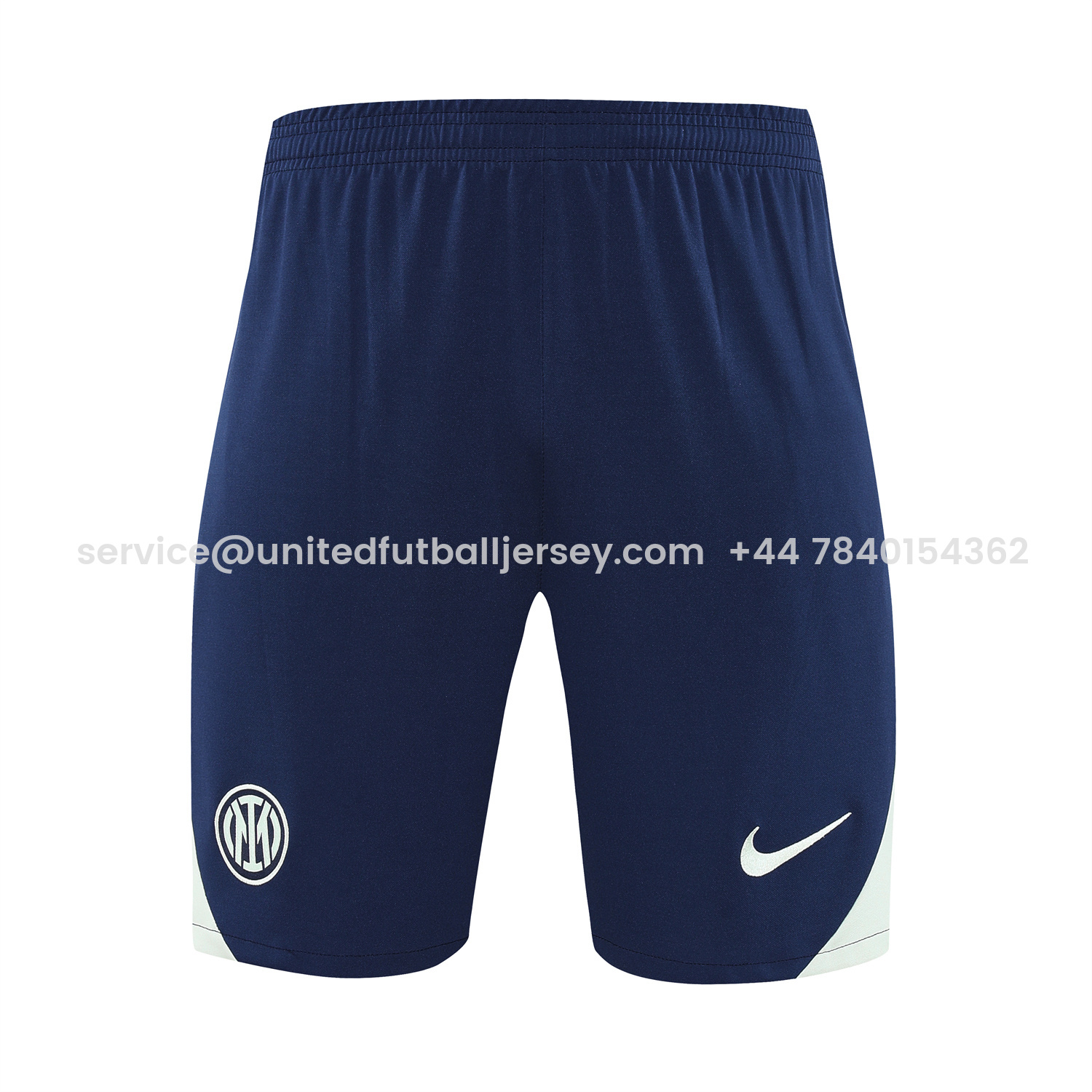 foot-Inter Milan 25-26 Vest Training Set - White Vest & Blue Shorts