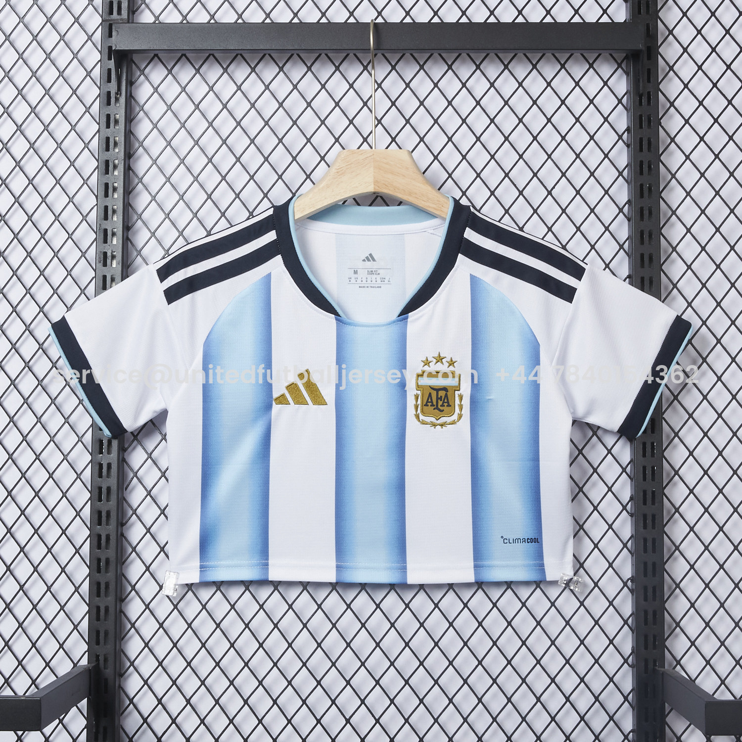 foot-Women's Argentina 2026 Home Cropped Jersey