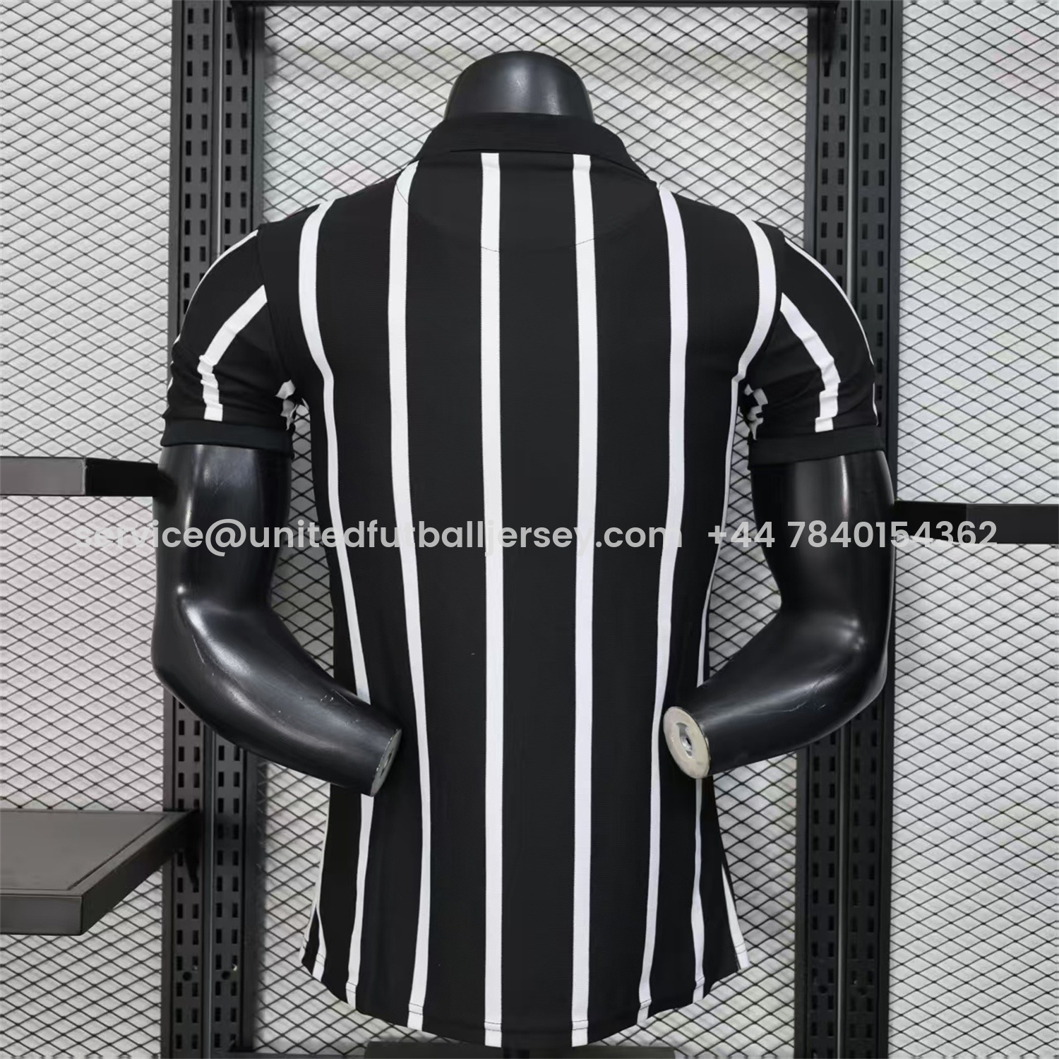 foot-Corinthians 25-26 Black And White Special Jersey - Player Version