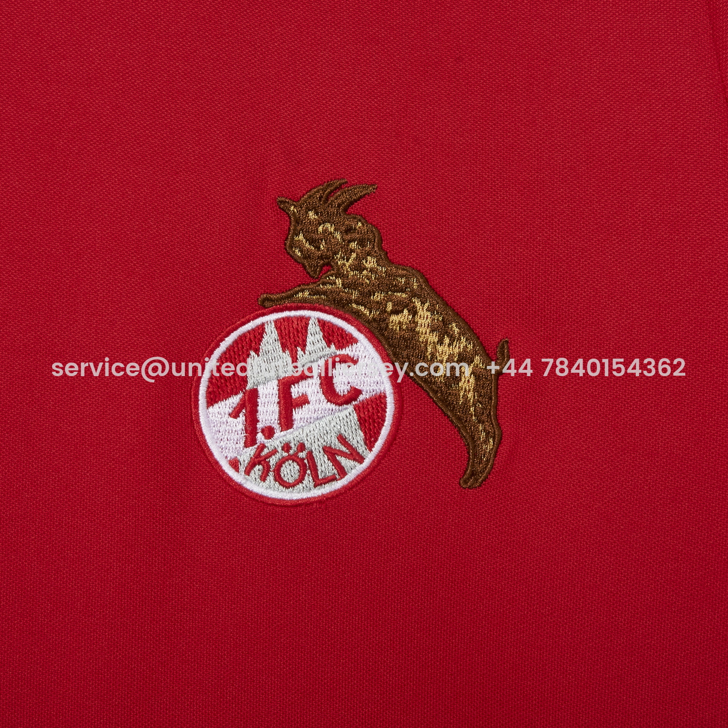 foot-Retro 1. FC Köln 1977-78 Home Red Jersey