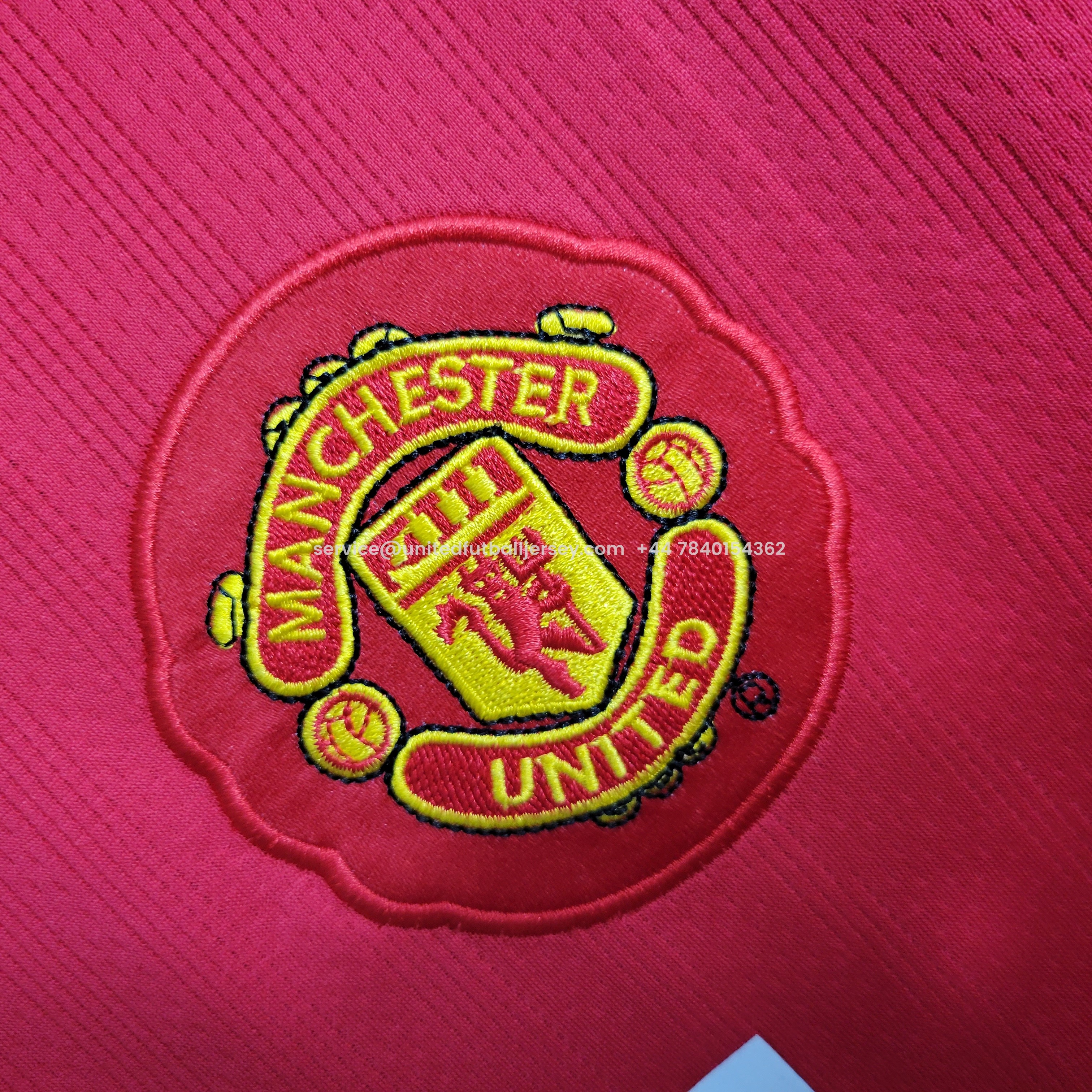 foot-Retro Manchester United 08-09 Home Long Sleeve Jersey
