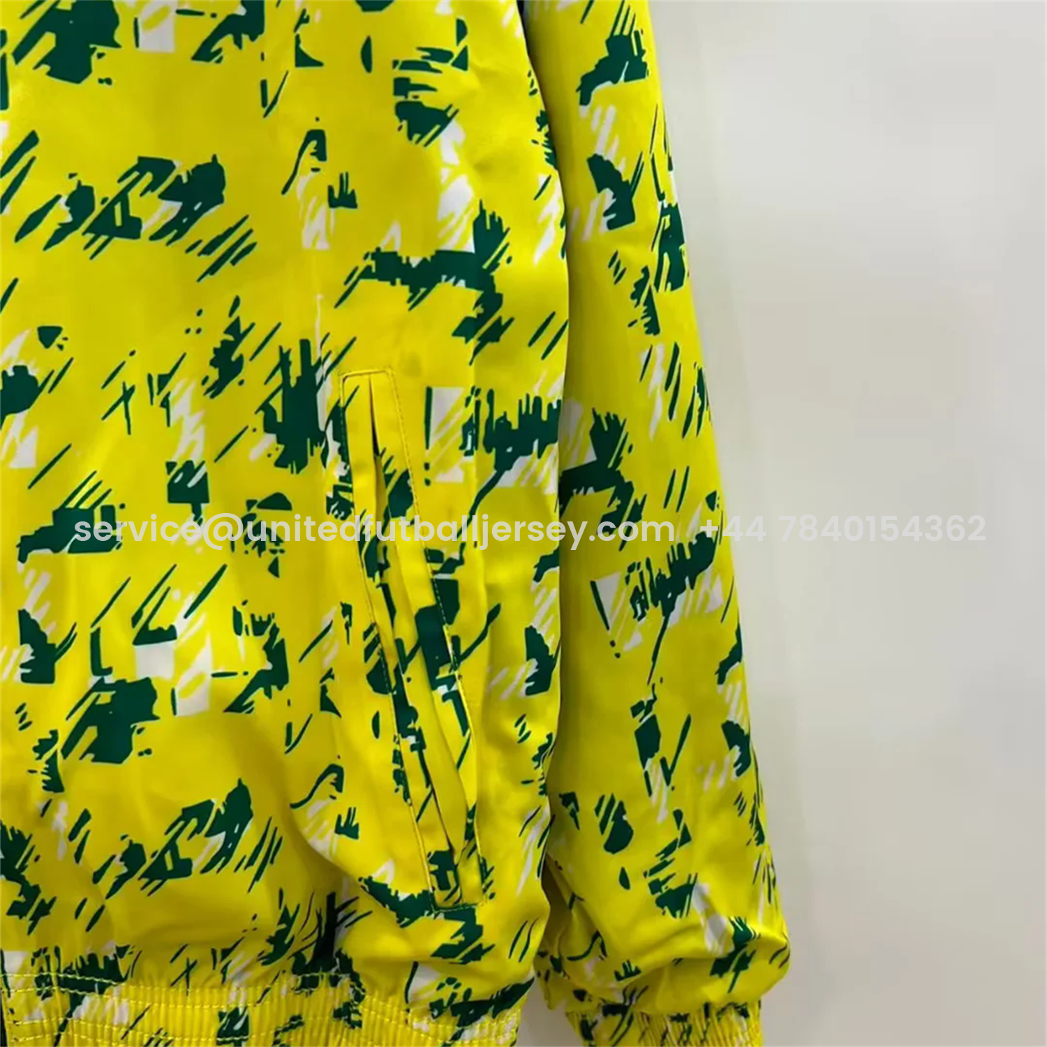 foot-Real Betis 25-26 Double Sided Reversible Windbreaker - Green & Yellow