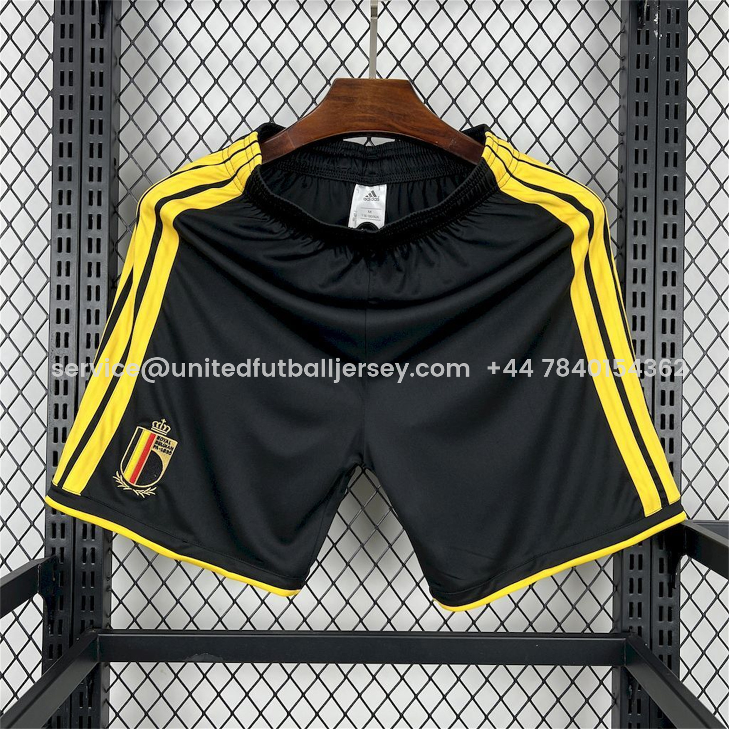 foot-Belgium 2026 Home Black Shorts - Fans Version