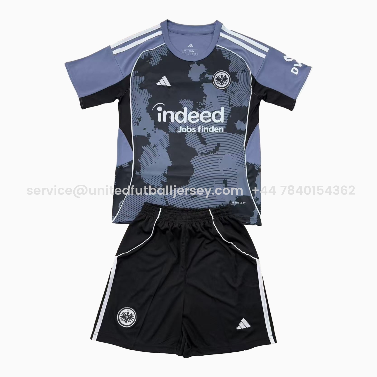 foot-Frankfurt 25-26 Third Men's Adult Jersey Set - Fans Version