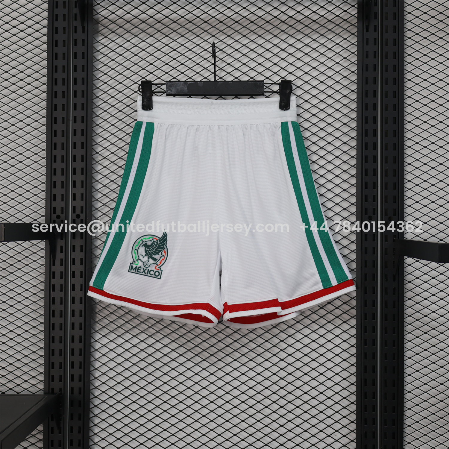 foot-Mexico 2026 White Shorts - Player Version