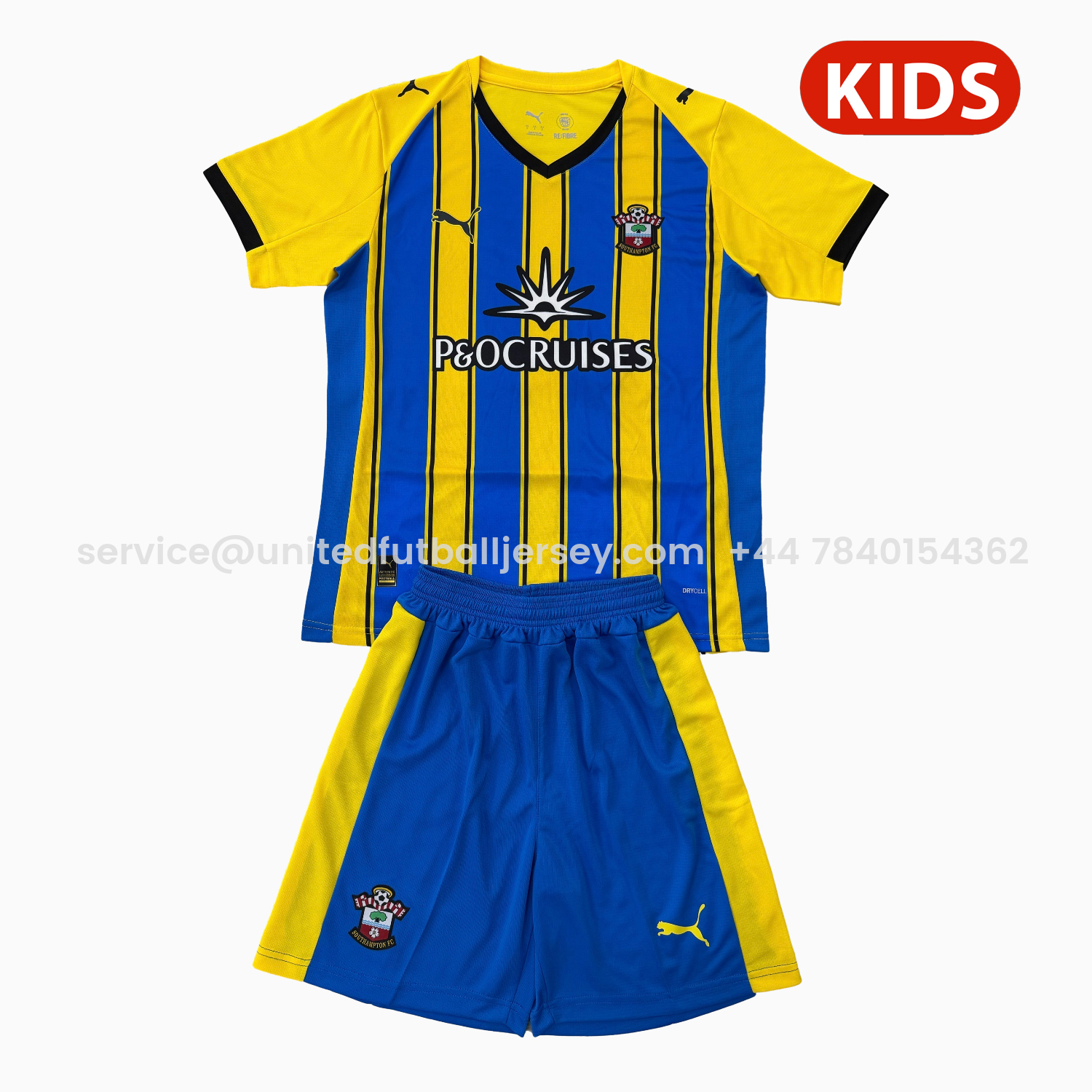 foot-Southampton 25-26 Away Kids Kit