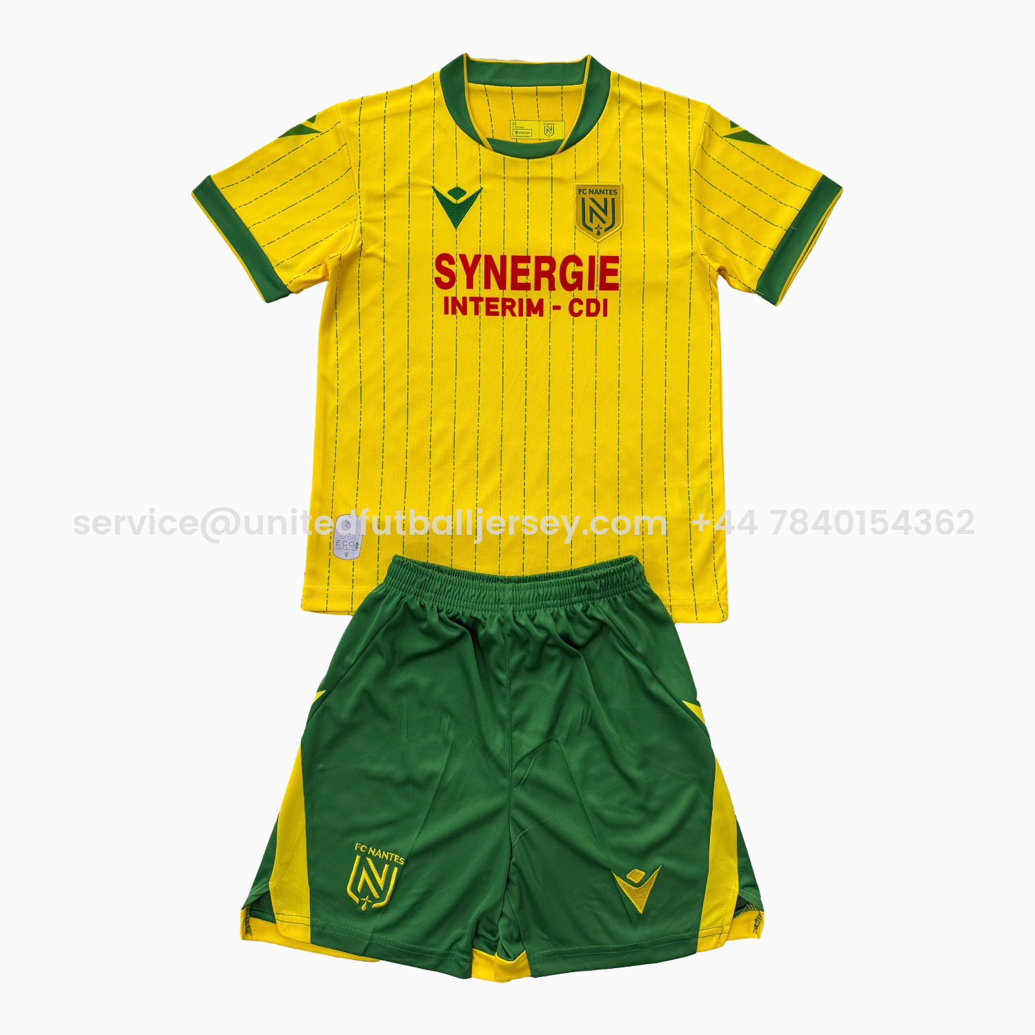 foot-Nantes 25-26 Home Men's Adult Jersey Set - Fans Version