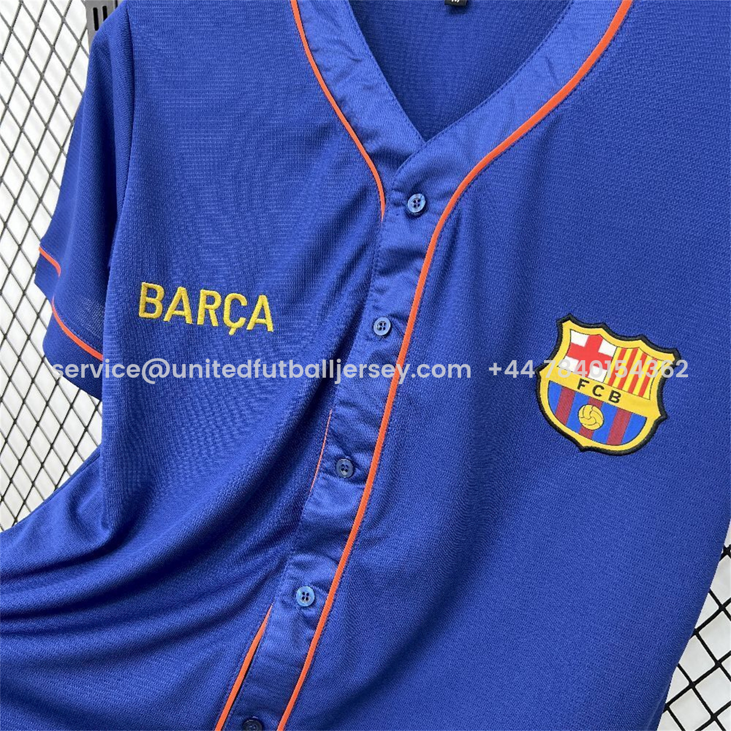 foot-Barcelona 25-26 Blue Baseball Jersey
