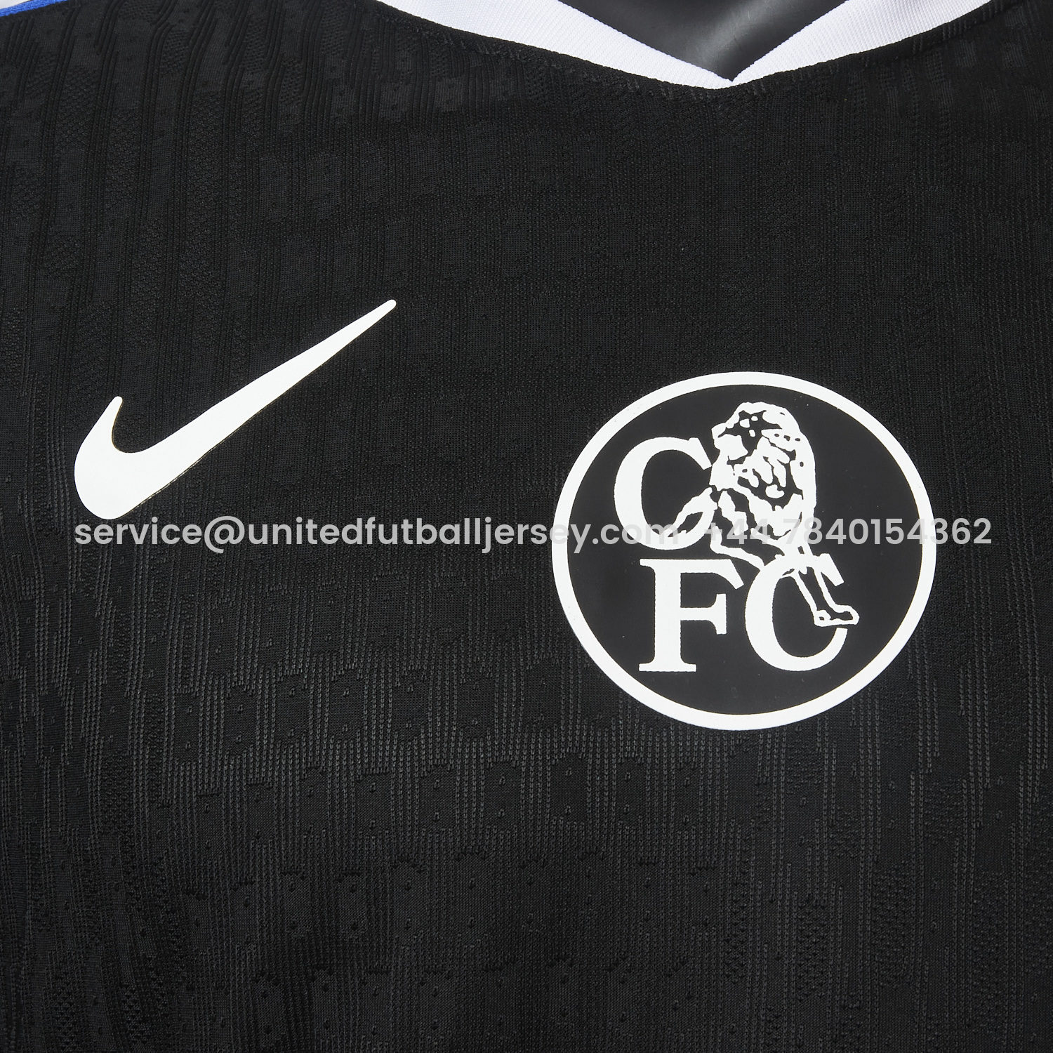 foot-C.H.E.L.S.E.A 25-26 Third Unsponsored Black Jersey - Player Version