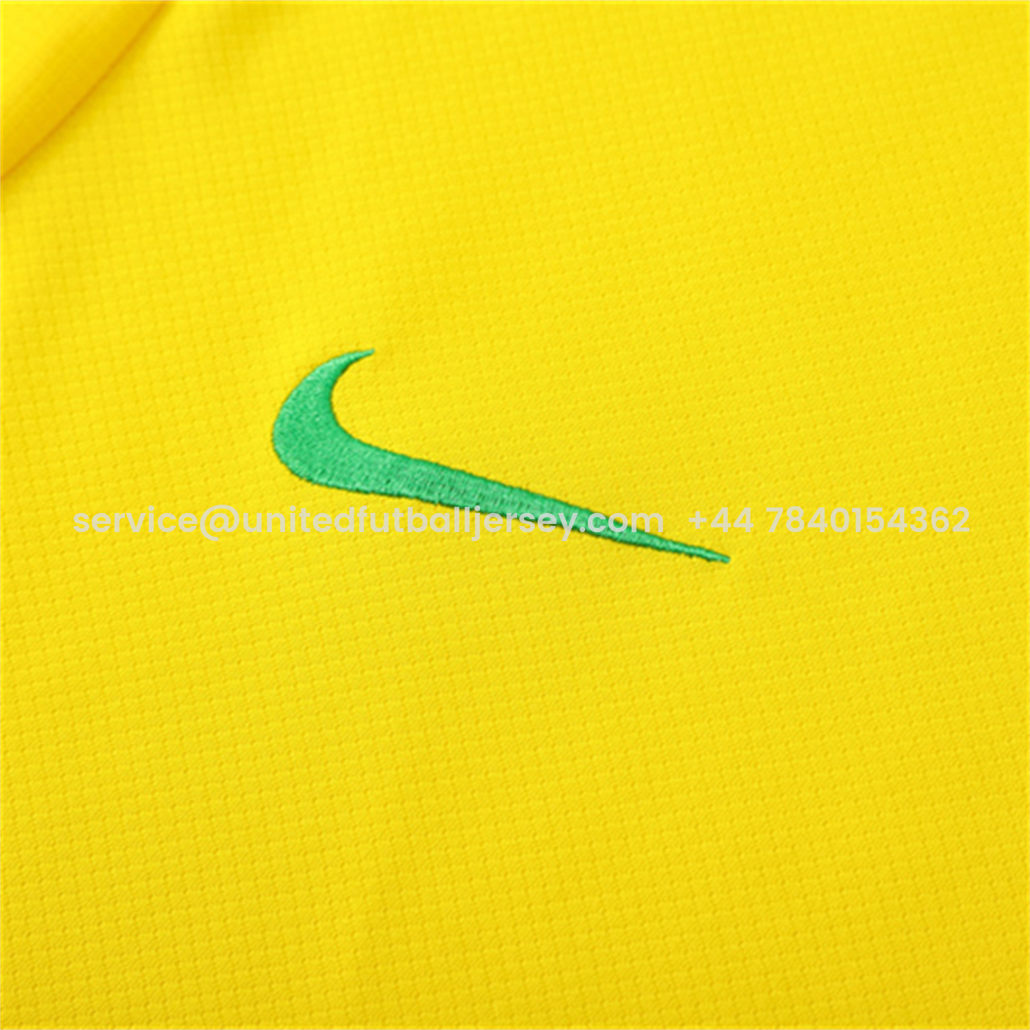 foot-Brazil 25-26 Short-Sleeve Training Set - Yellow Top & Black Shorts