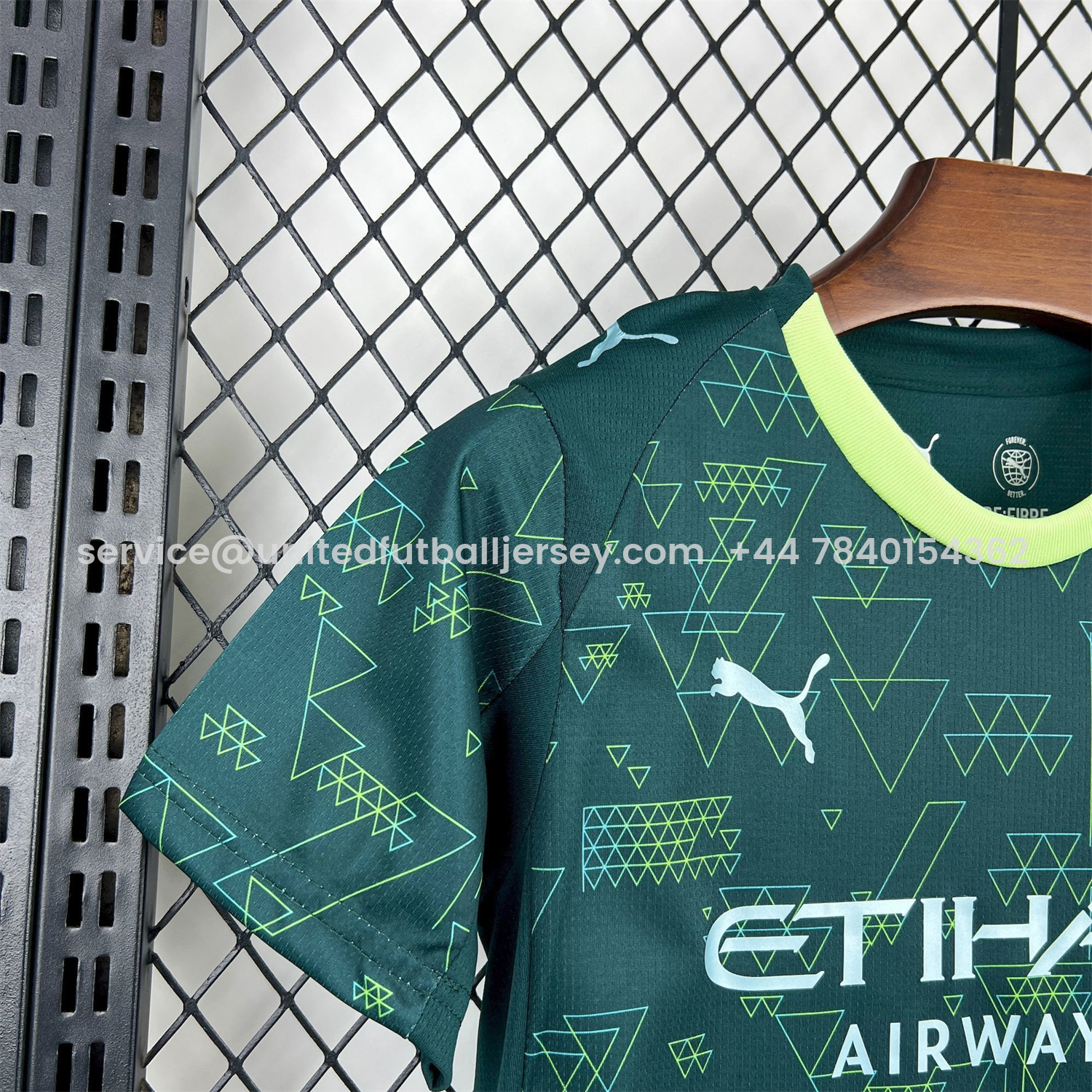 foot-Manchester City 25-26 Fourth Green Kids Kit