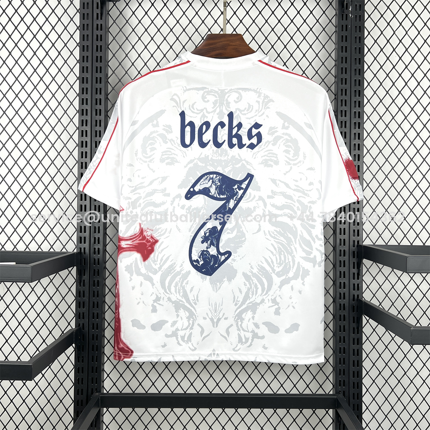 foot-England 2026 Becks 7 Special Jersey - Fans Version